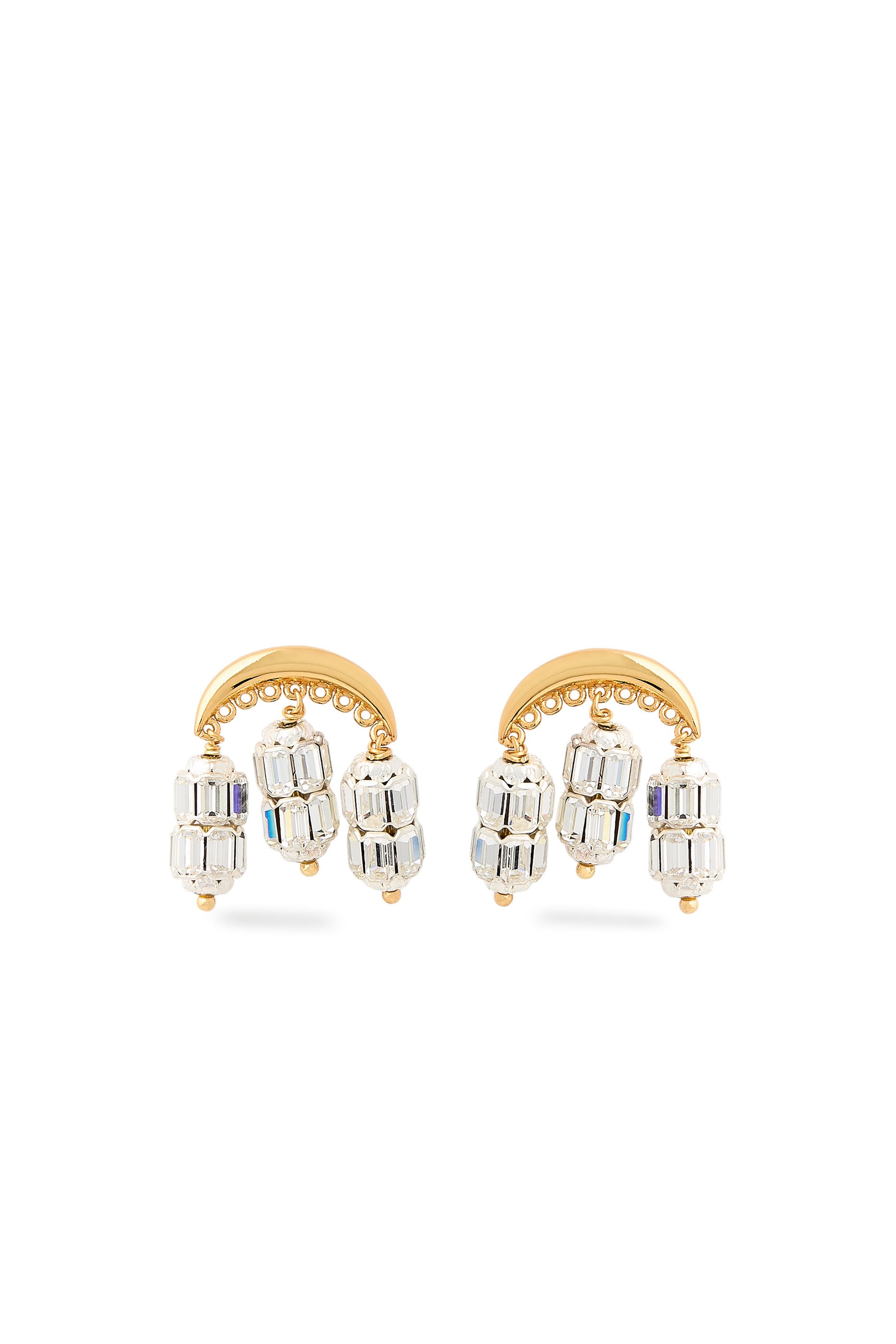  Strass Earrings, 24K Gold Plated Earrings 