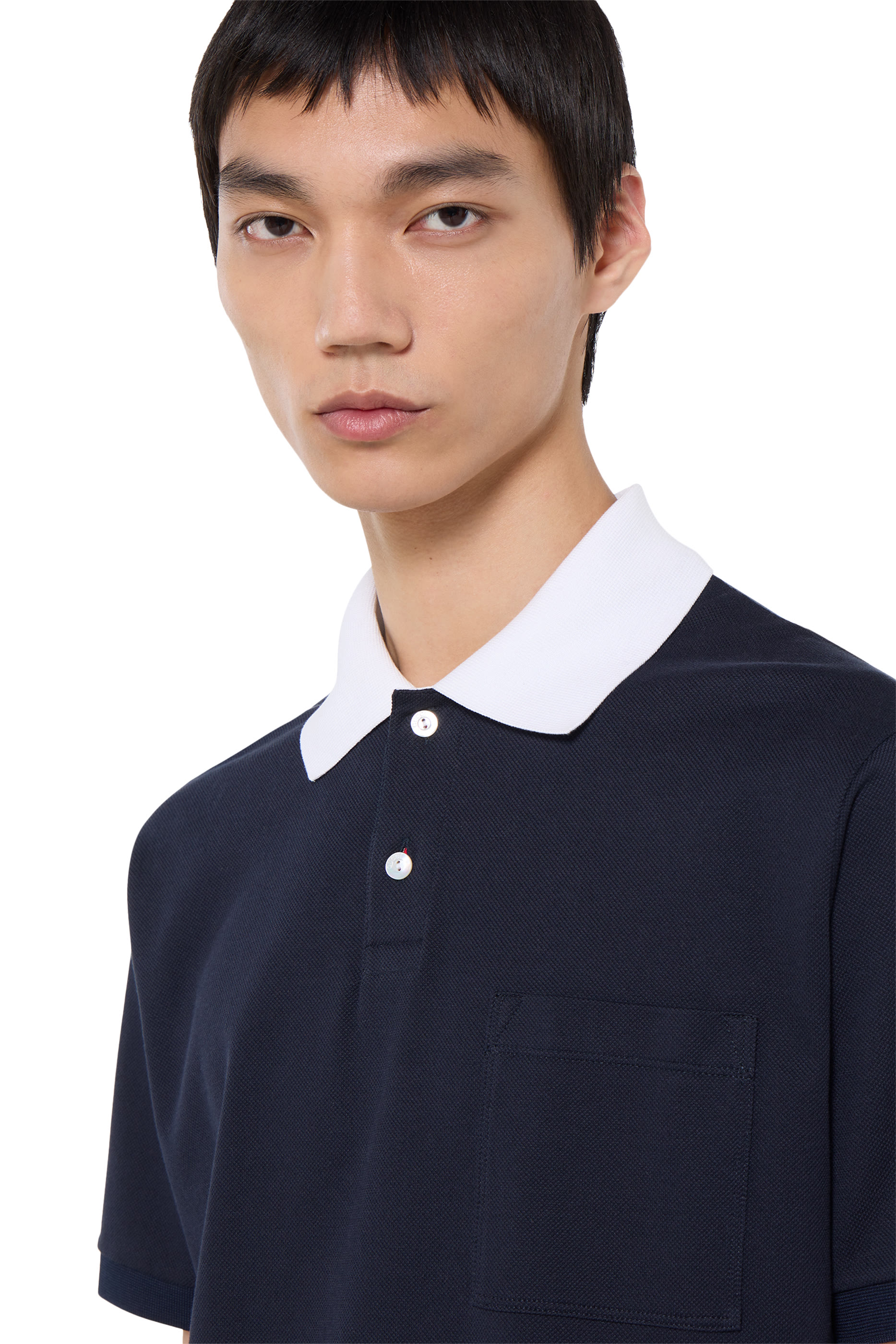 Stretch Cotton Piqu&eacute; Polo Shirt 