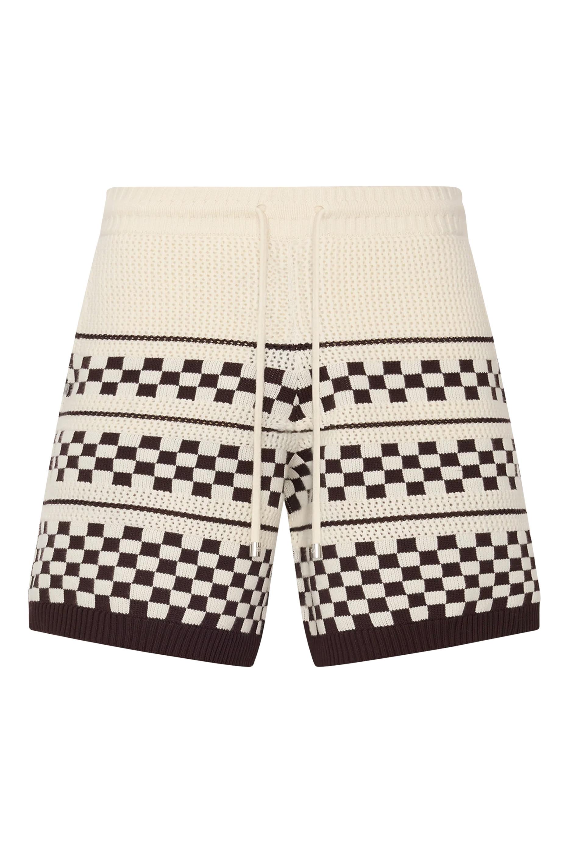 Checkered Mesh Shorts