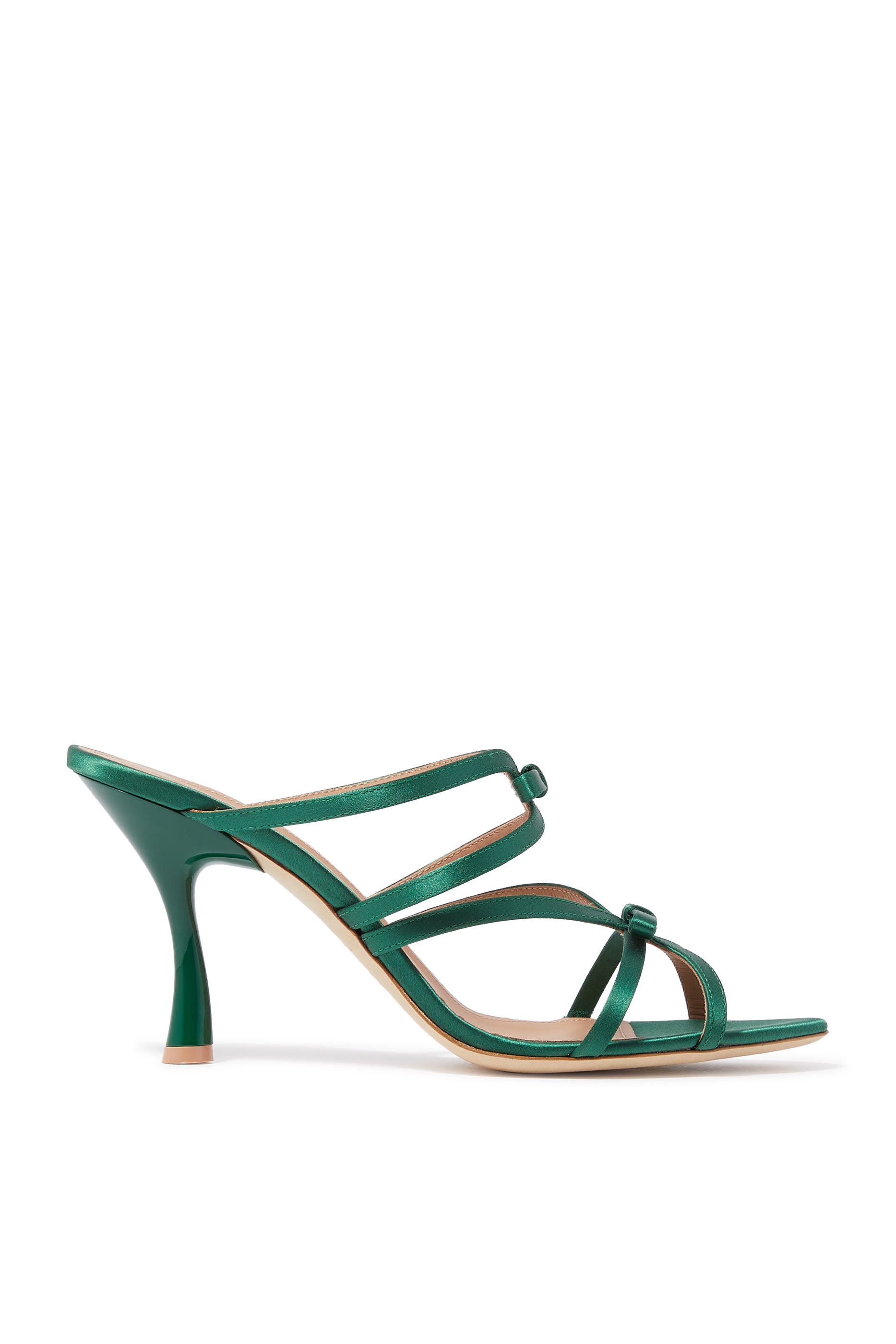 Bowrama 90 Metallic Leather Sandals