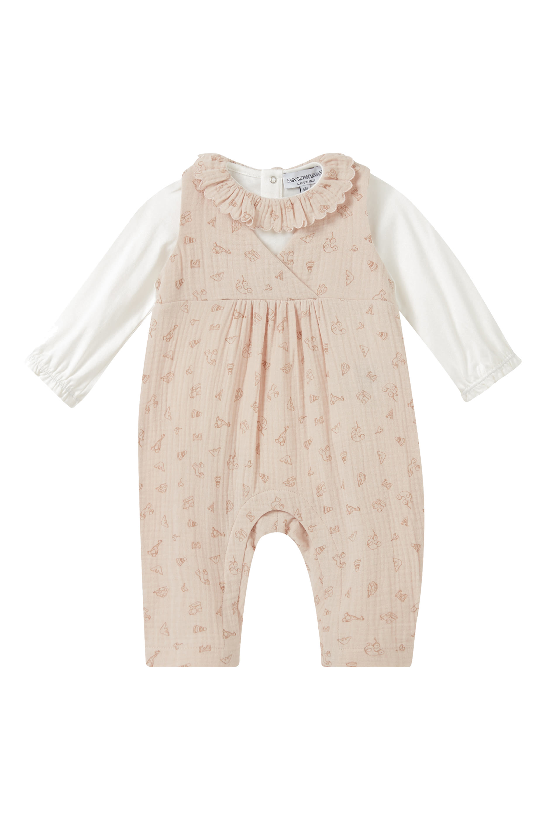 Kids Printed Romper Set