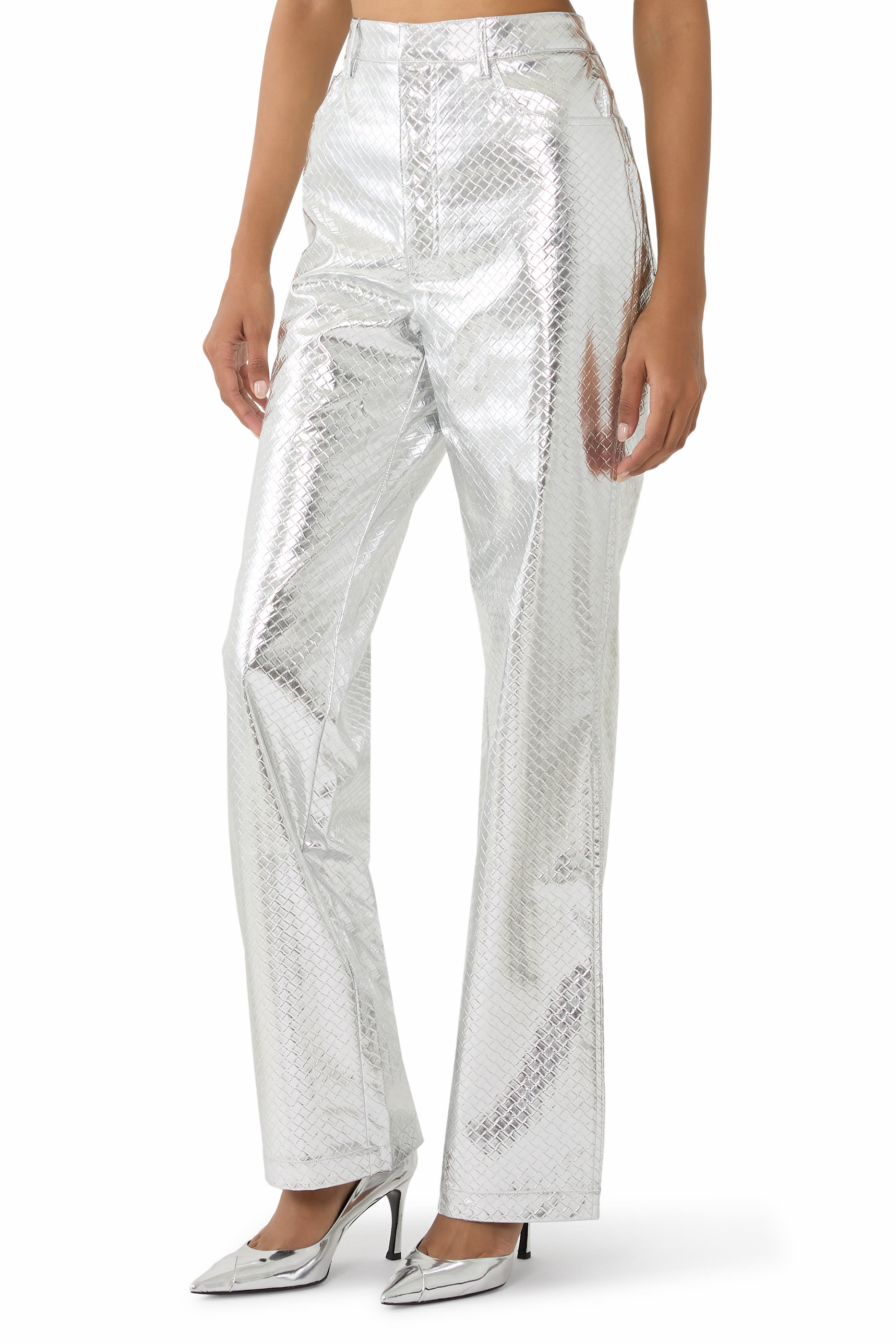  Braided Straight Pants 