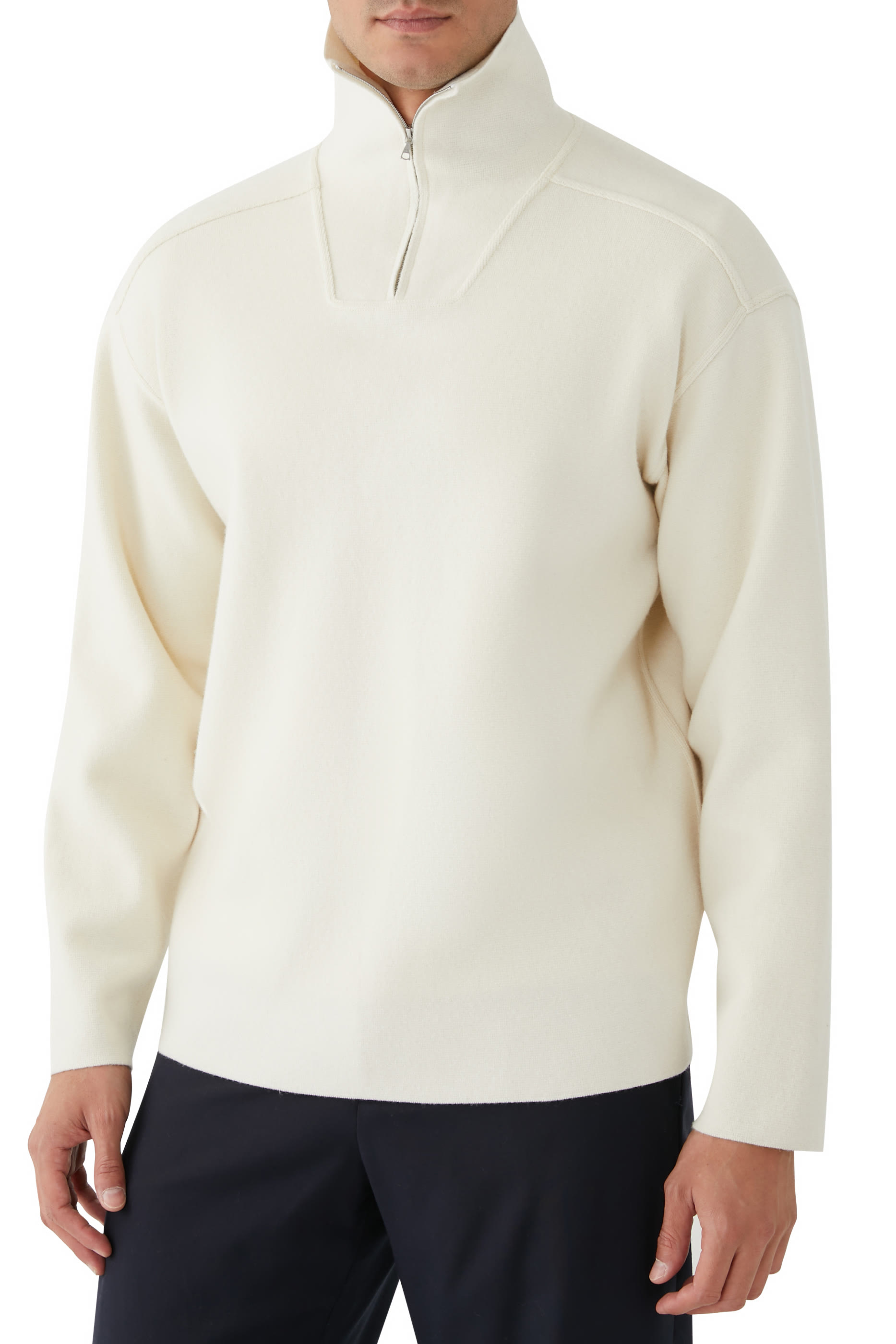 Heavy Milano Rib Knit Sweater