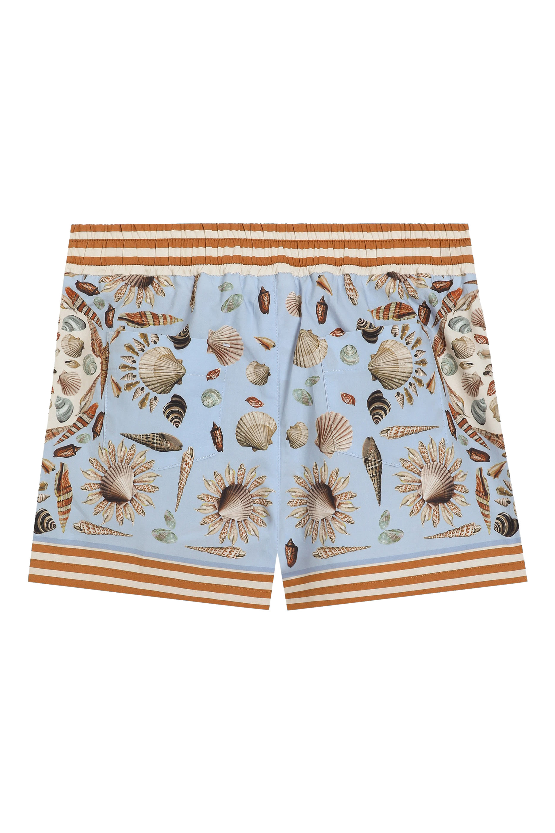 Kids Shell Print Poplin Bermuda Shorts
