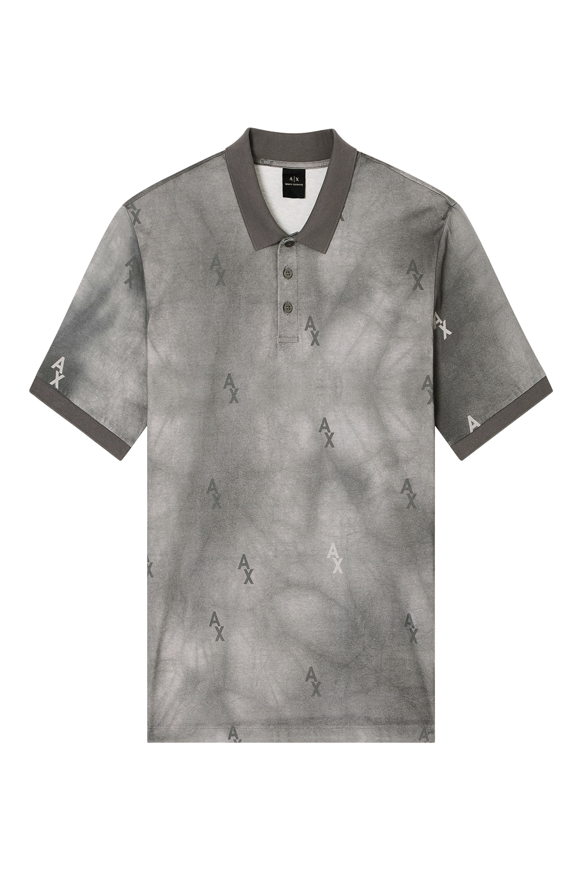 Shaded Print Polo Shirt