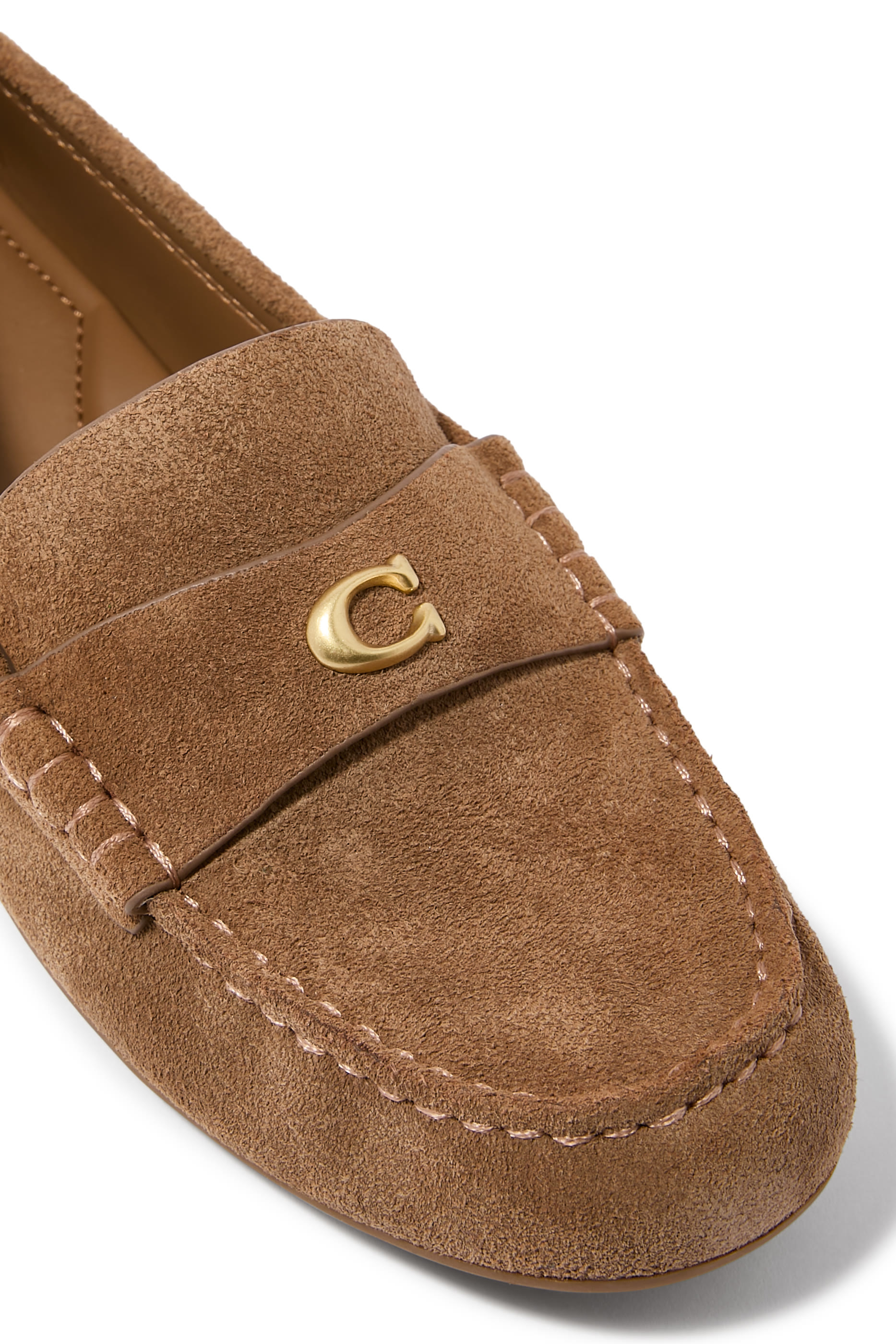 Sculpted C 15 Suede Driver Loafers 