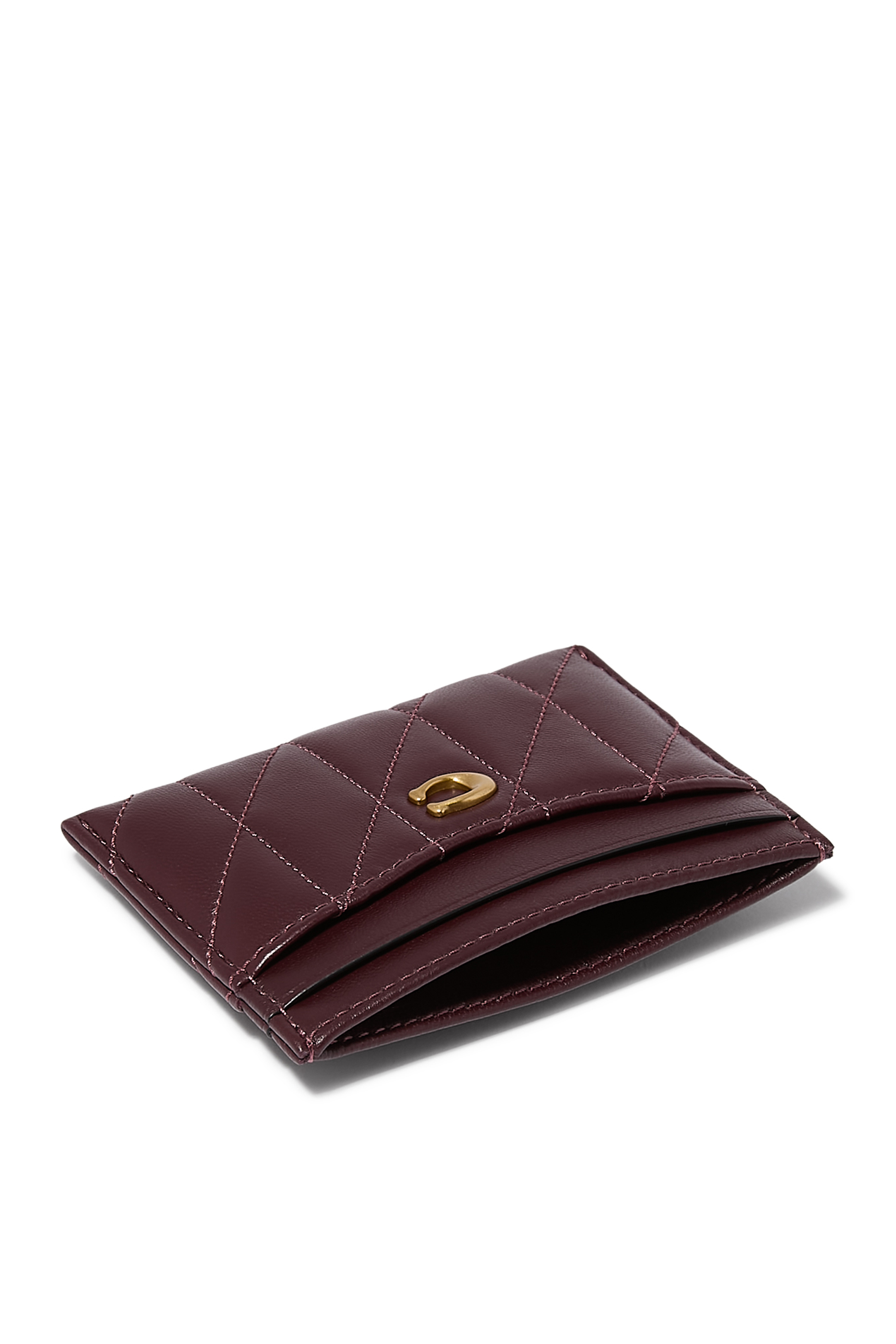 Essential Card Case With Pillow Quilting