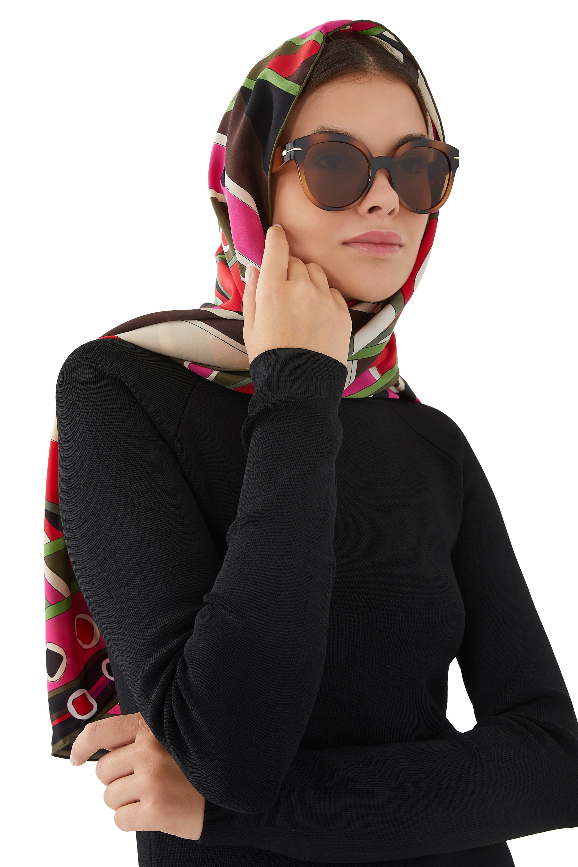 Vivara-Print Silk-Twill Hijab