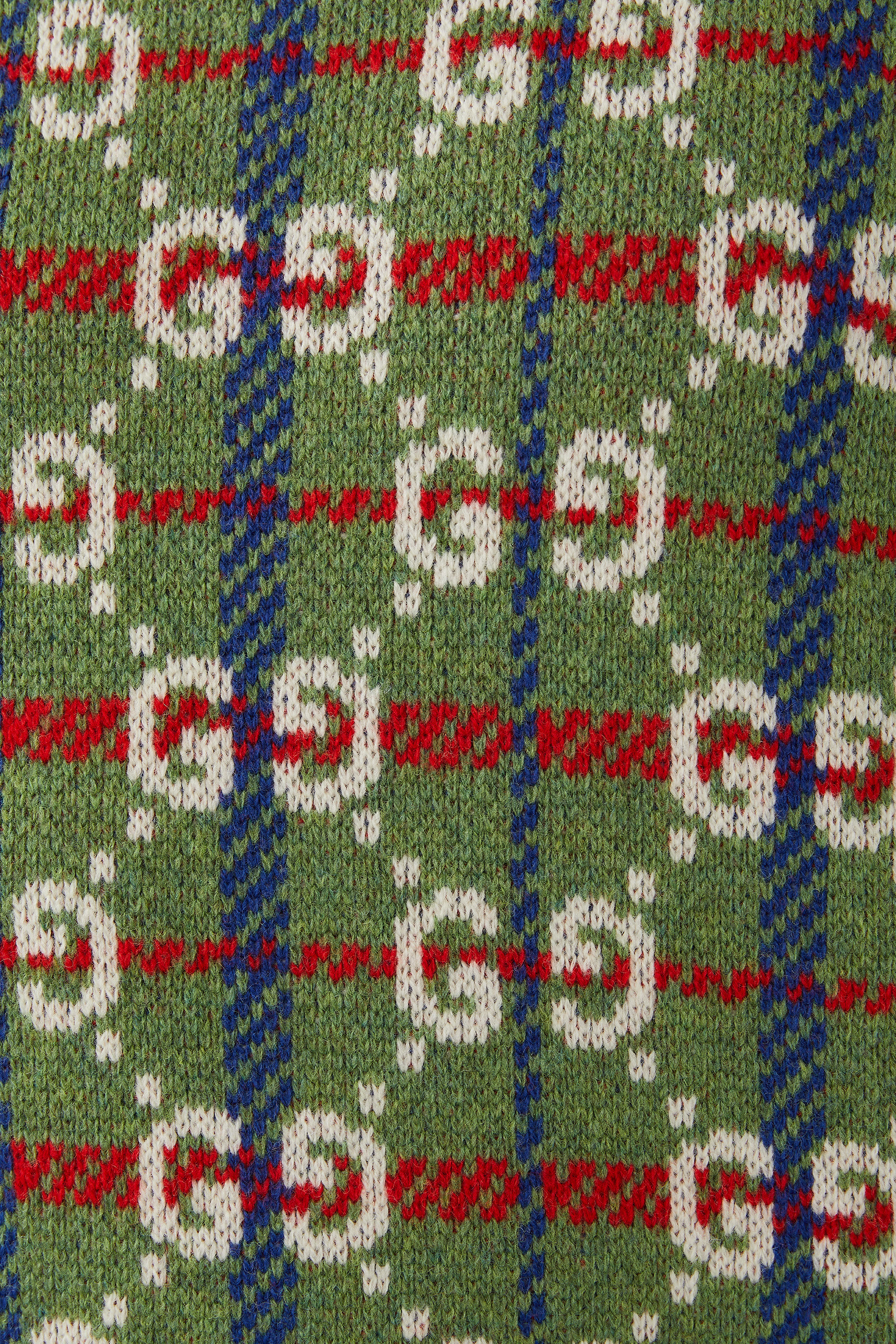 Monogram-Check Sweater