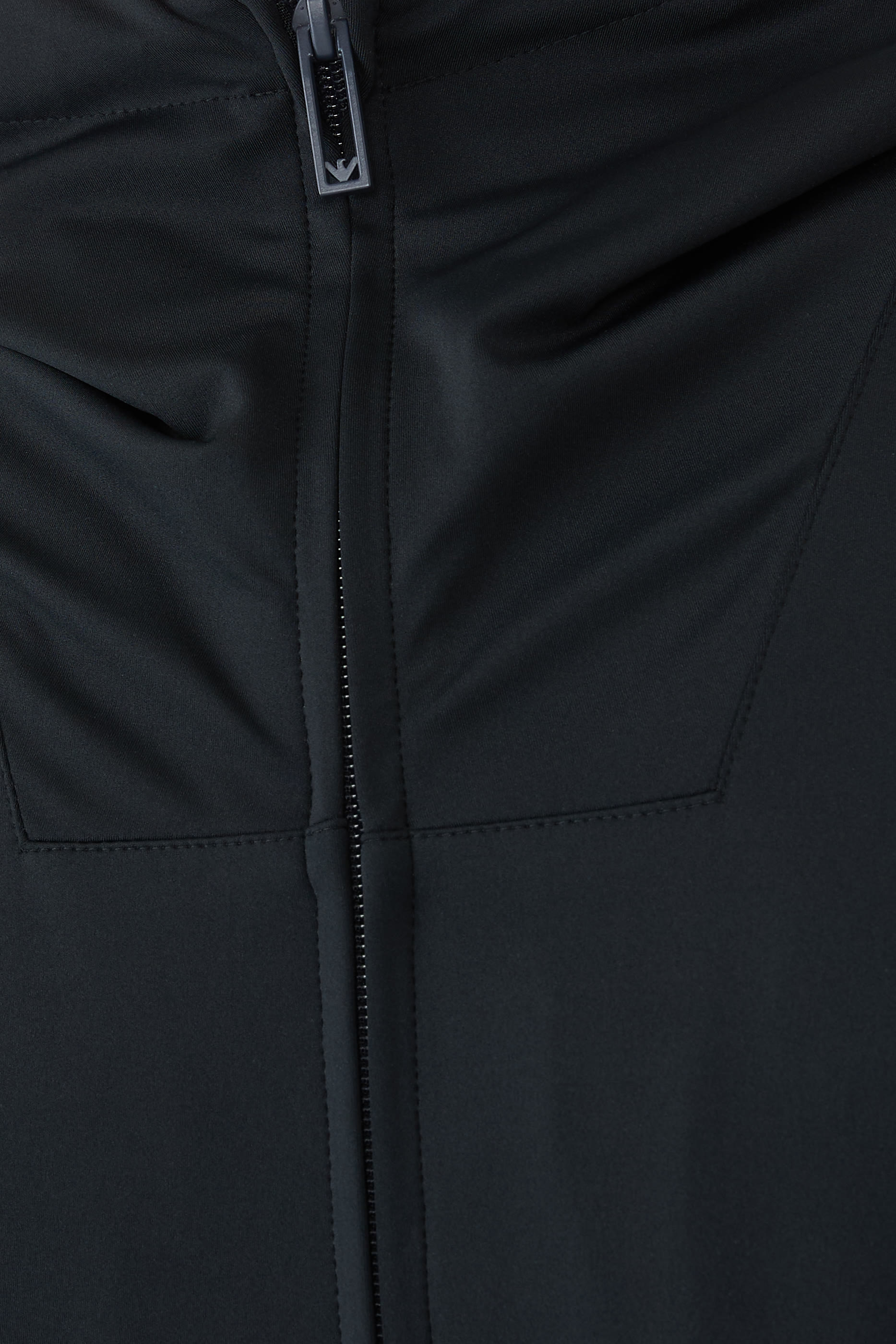 Stretch-Nylon Hooded Blouson 