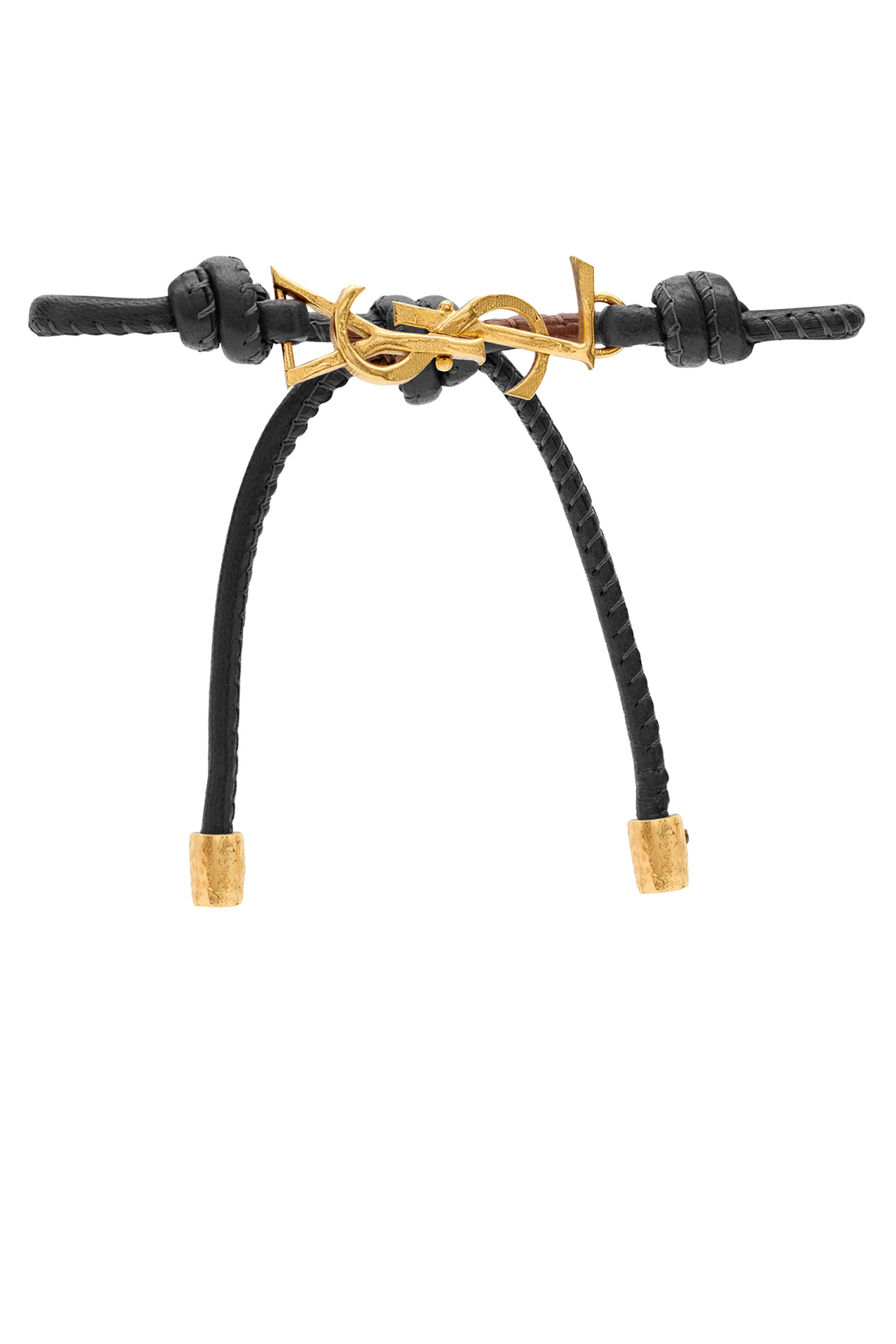 Cassandre Cord Bracelet, Nappa Leather & Metal