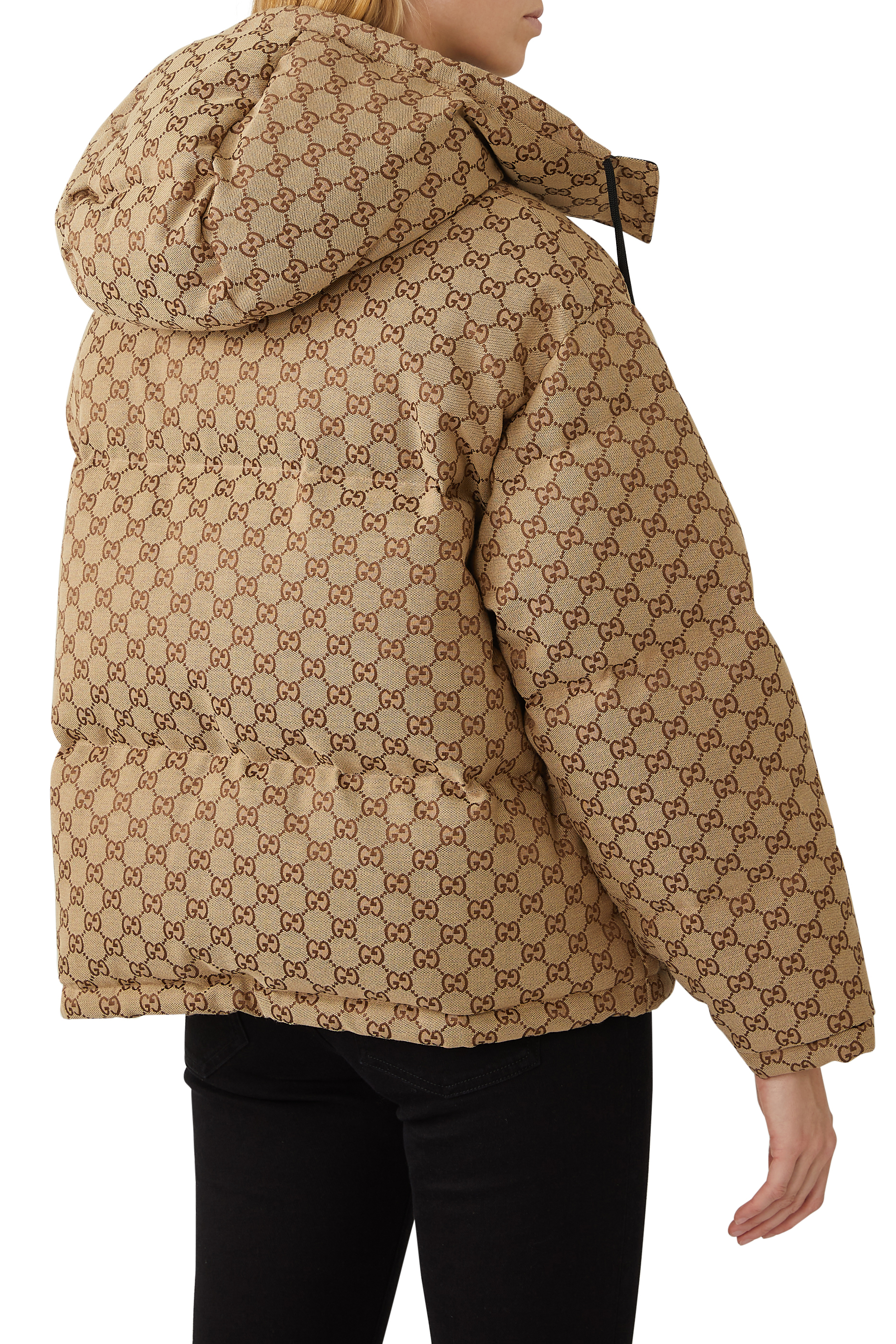 GG Cotton Canvas Puffer Jacket