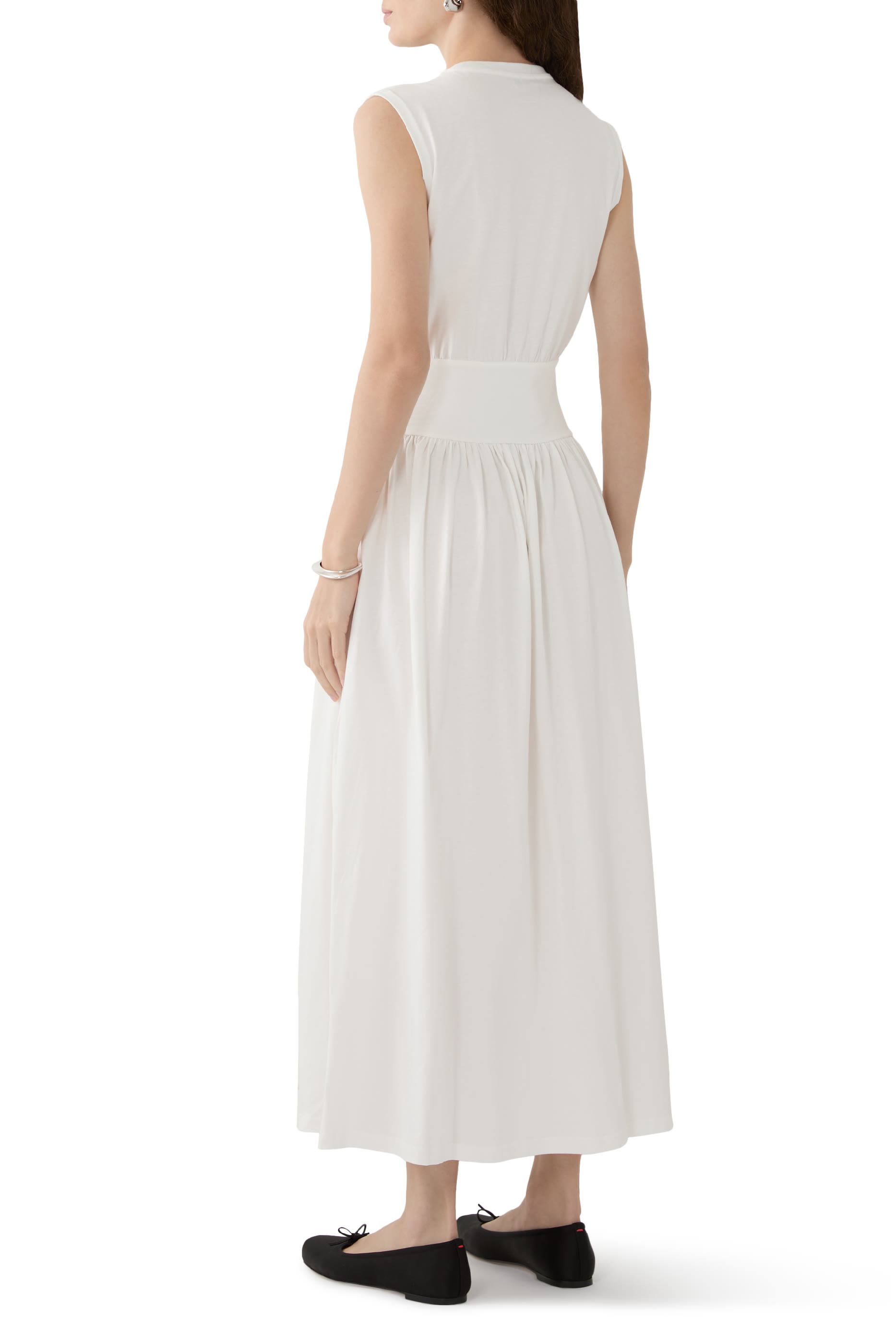 Sleeveless Cotton Maxi Dress
