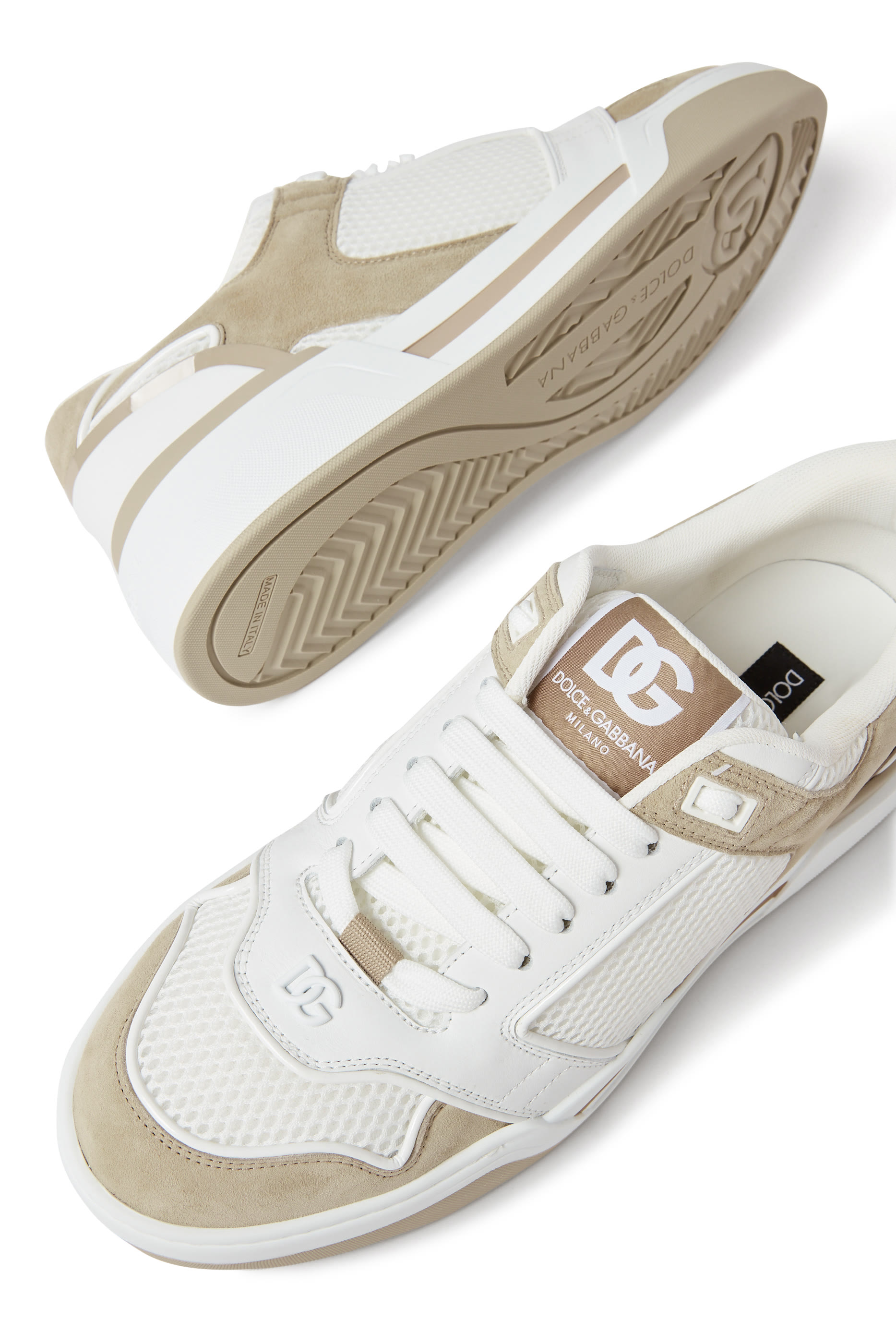 New Roma Mixed-Material Sneakers