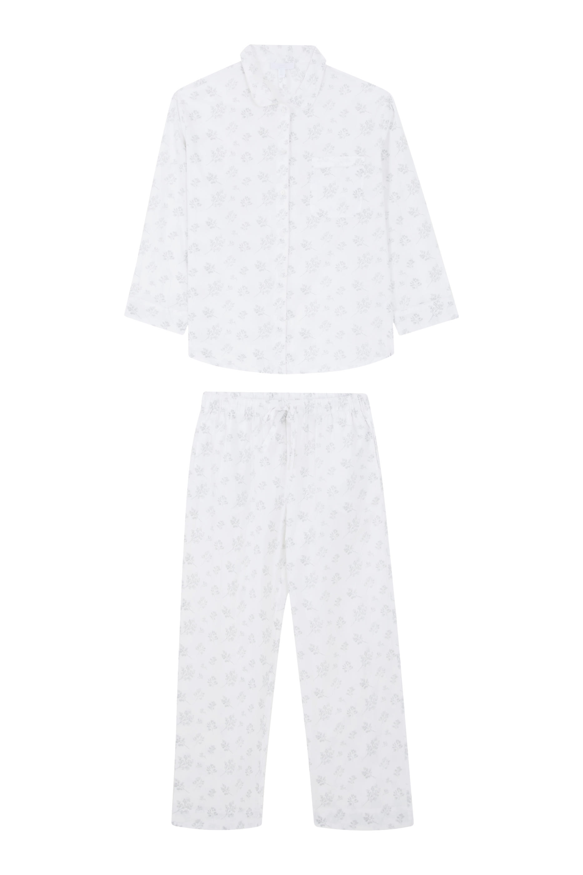 Cotton Floral Classic Pajama Set