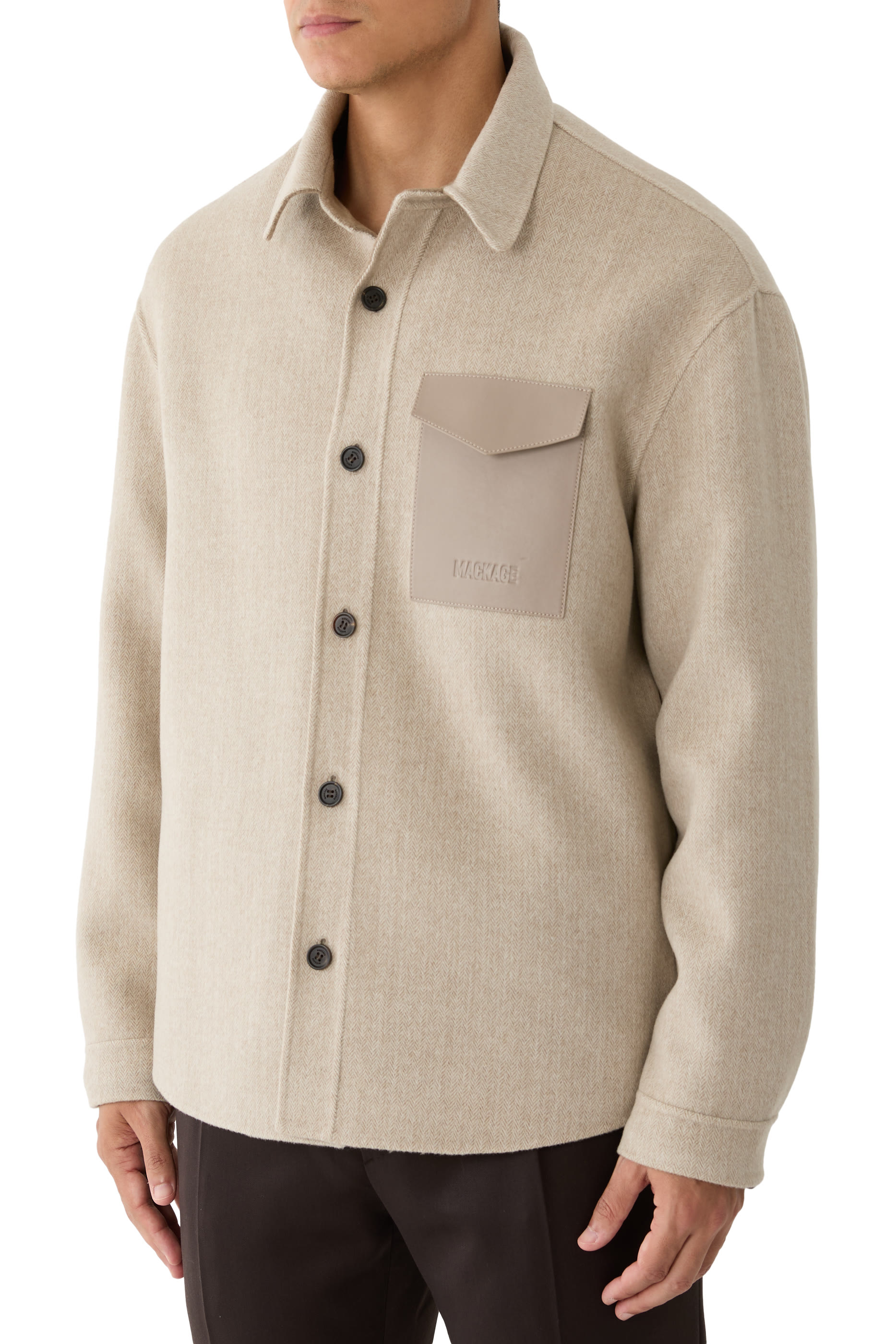 Emmanuel-HB Double-Face Wool Overshirt