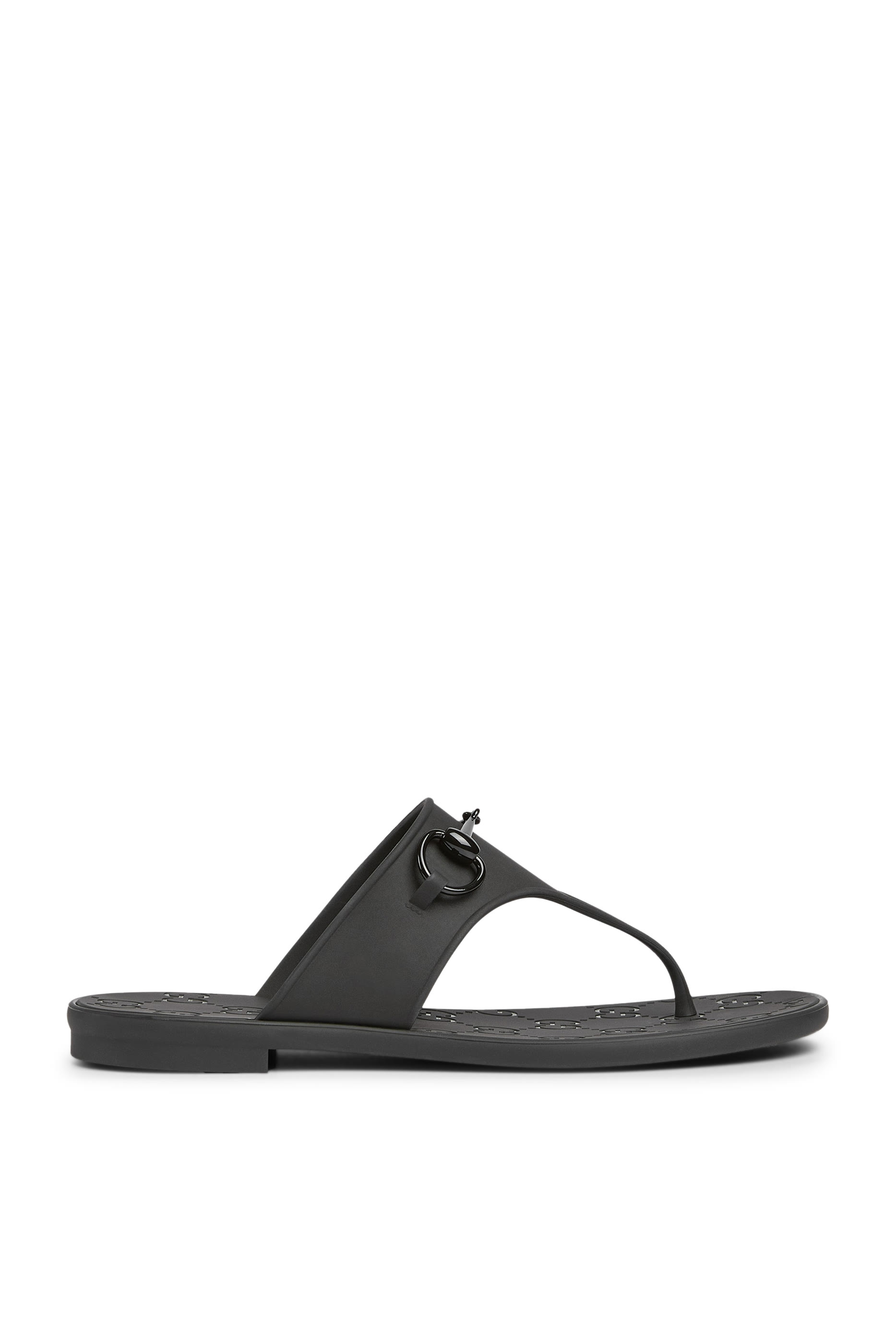 Horsebit Thong Sandals