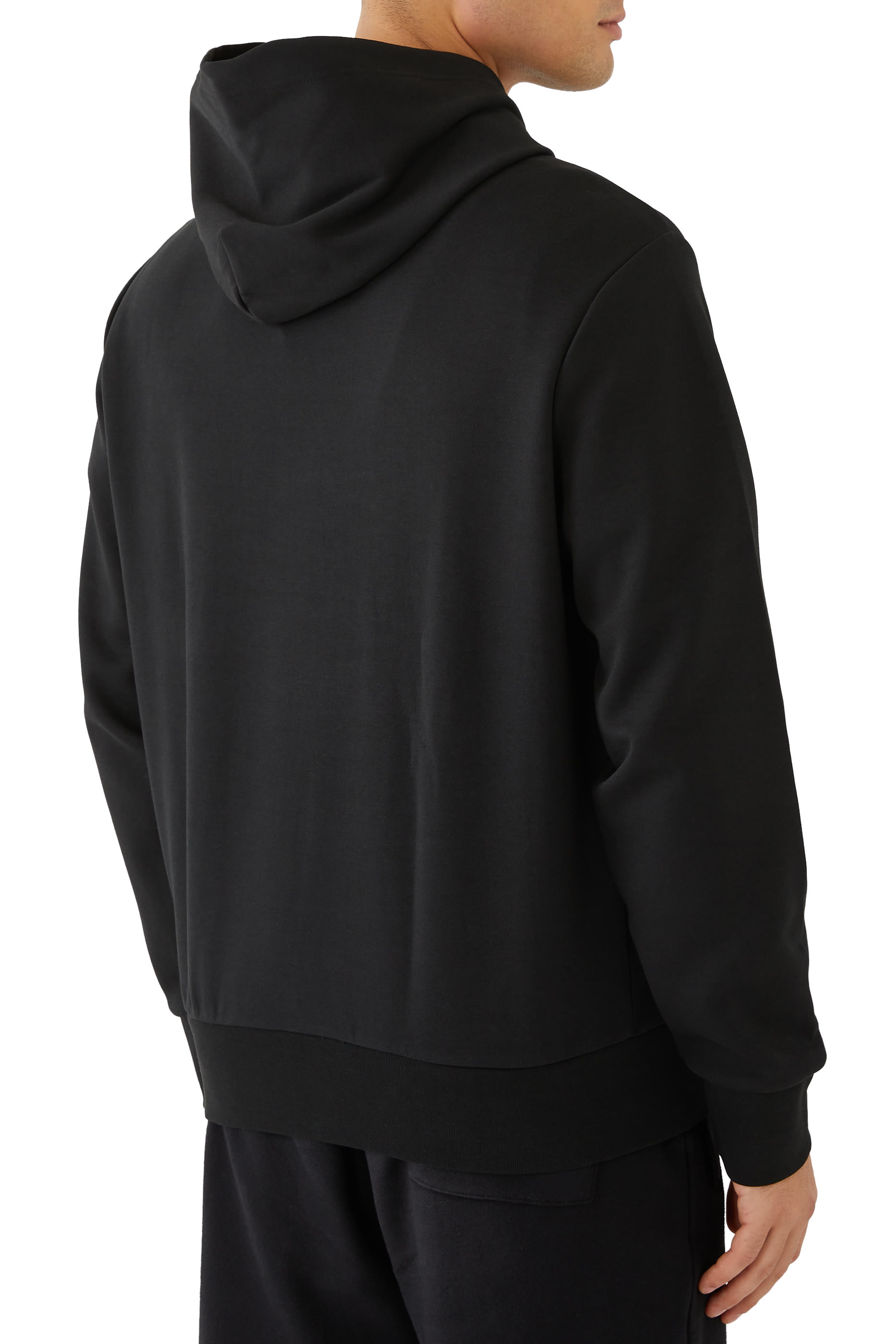 Logo Double-Knit Hoodie