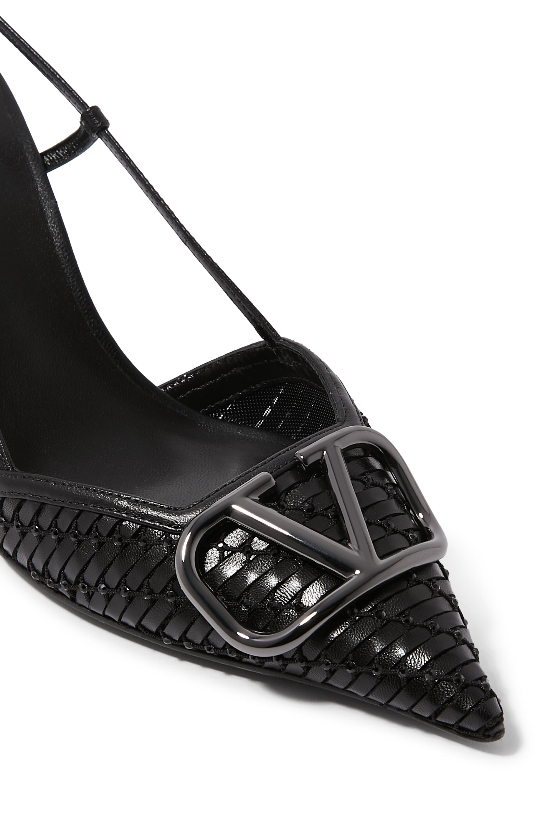 VLogo 80 Signature Slingback Pumps