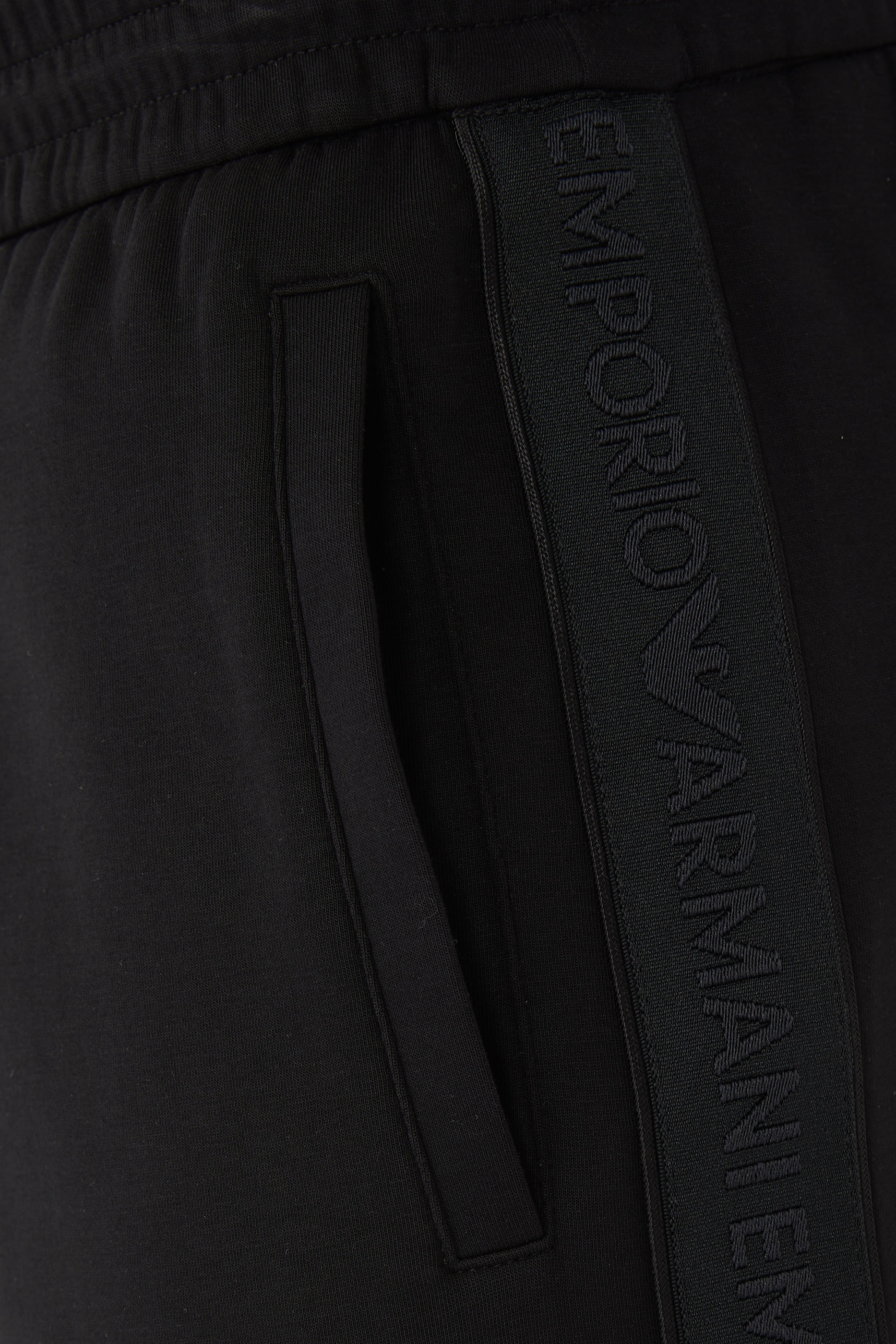 Logo Tape Double-Jersey Joggers