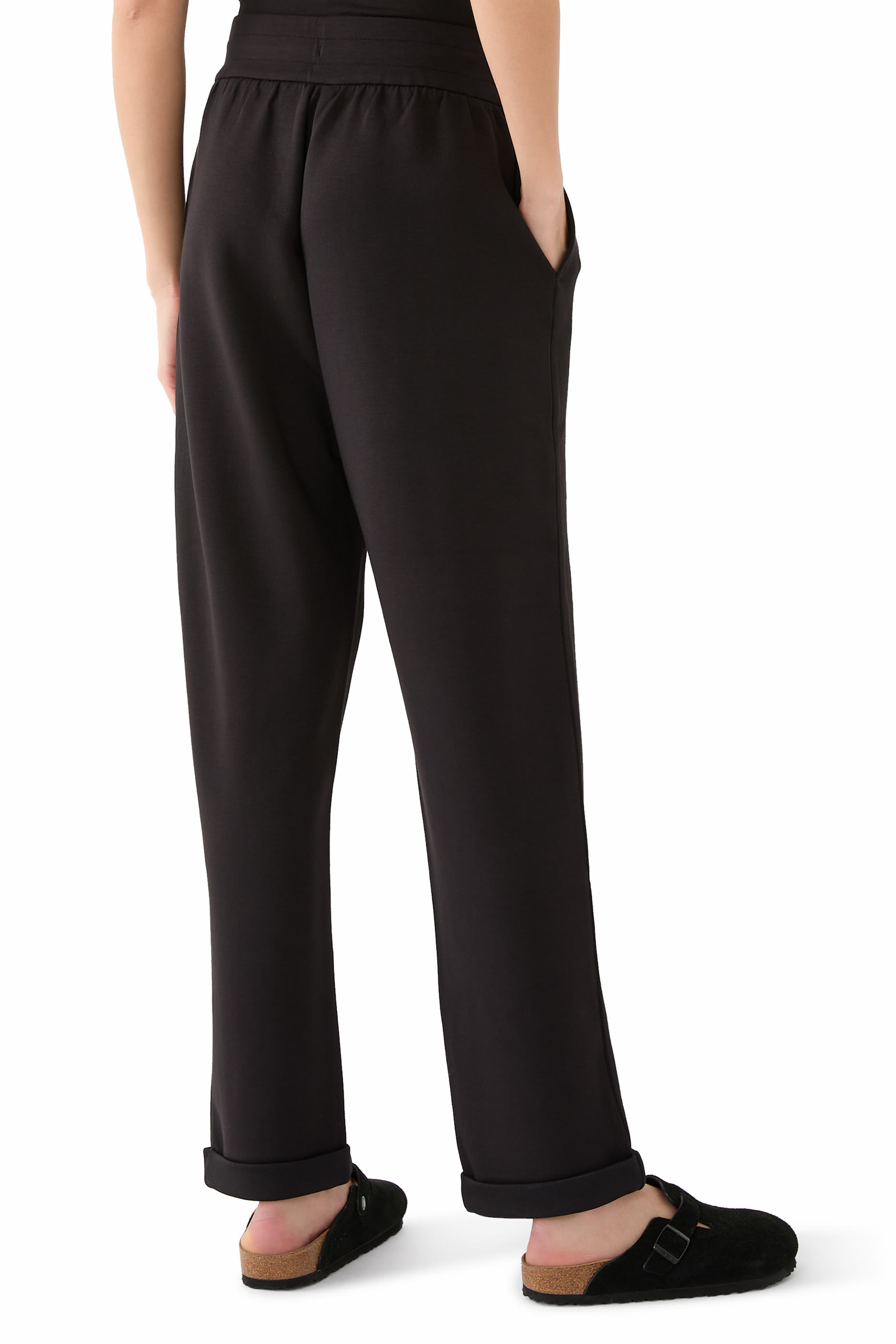 Rhinestone Logo Interlock Trousers