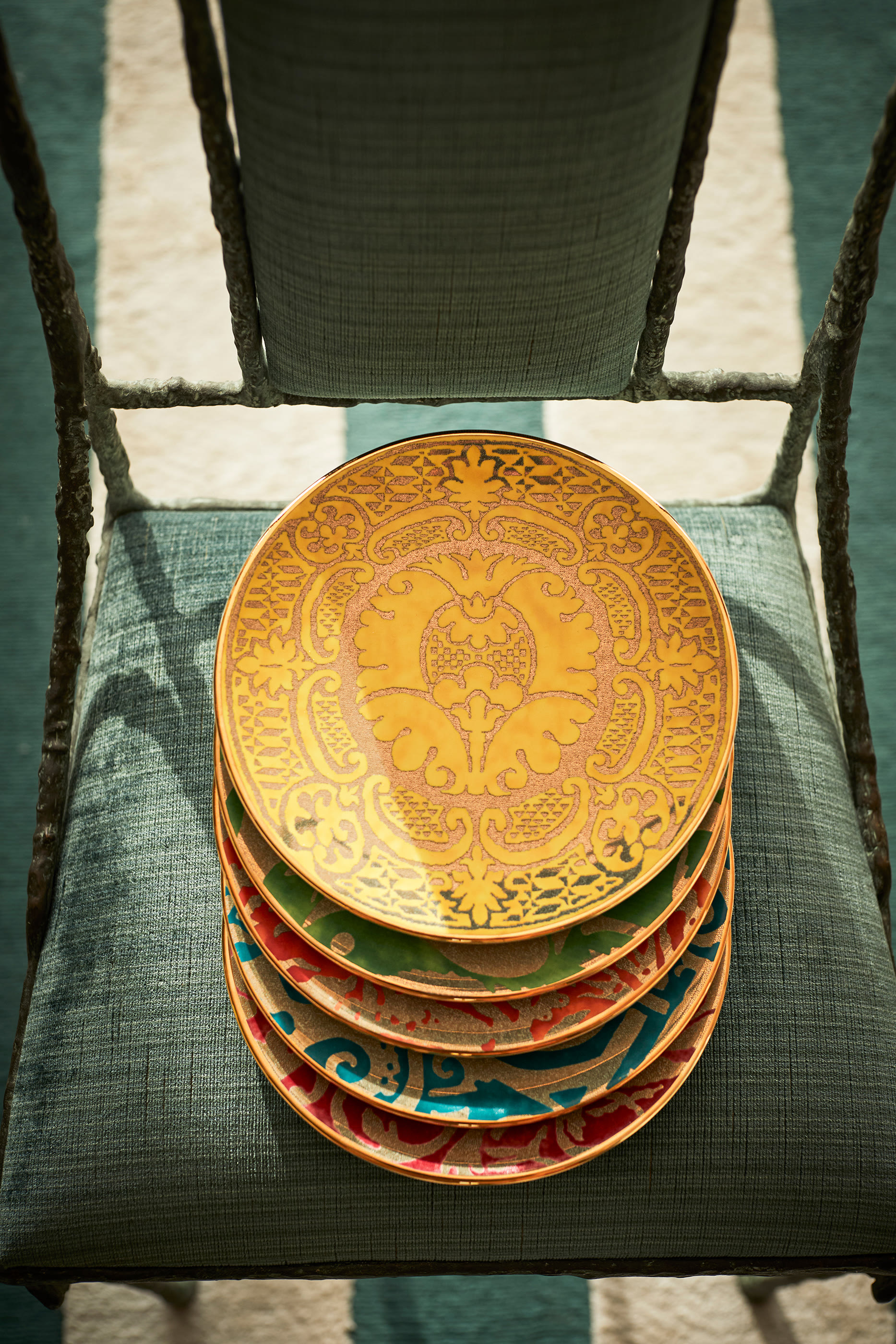 Fortuny Orsini Dessert Plates - Set of 4 