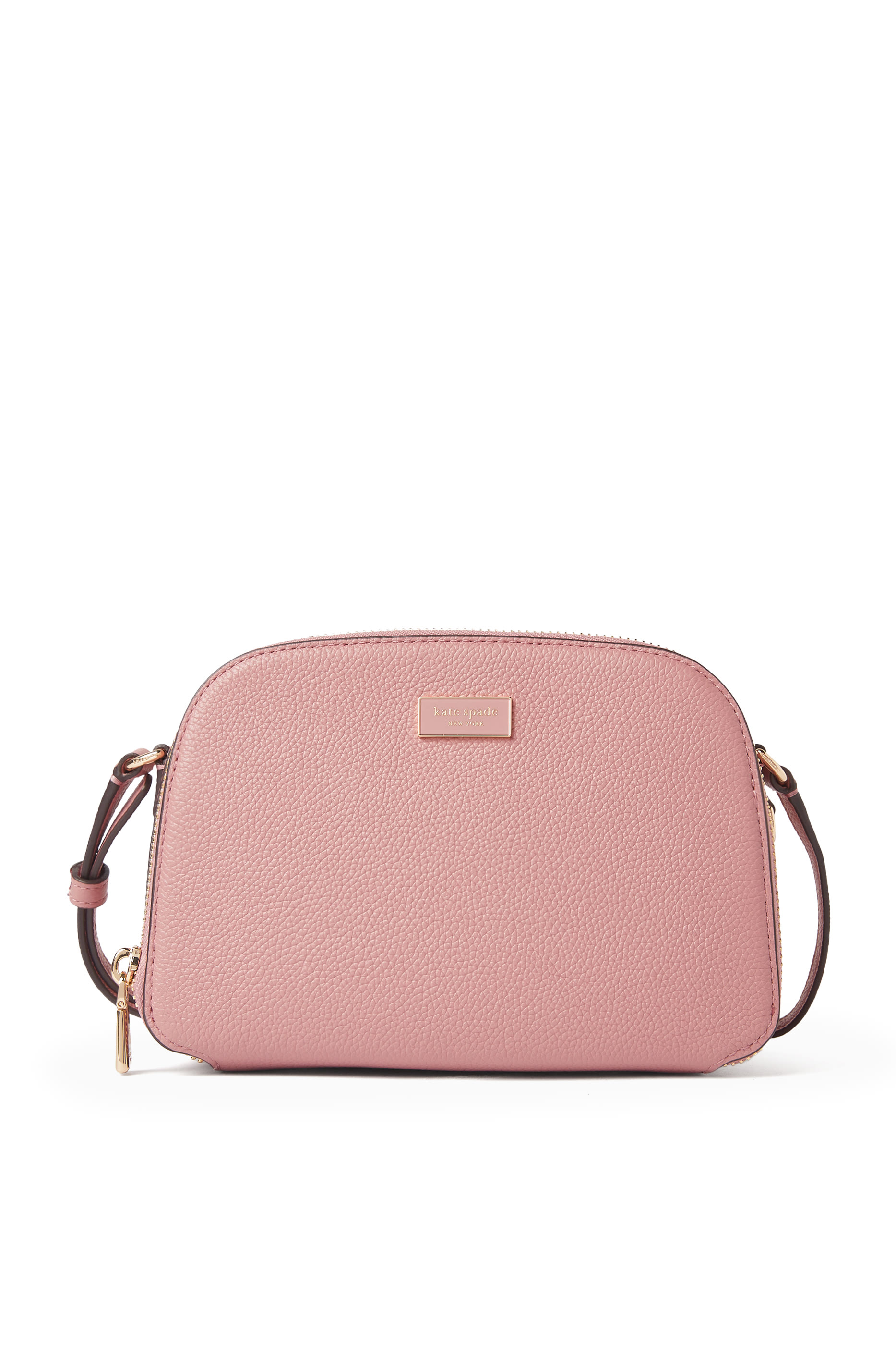 Serena Double Zip Dome Crossbody Bag