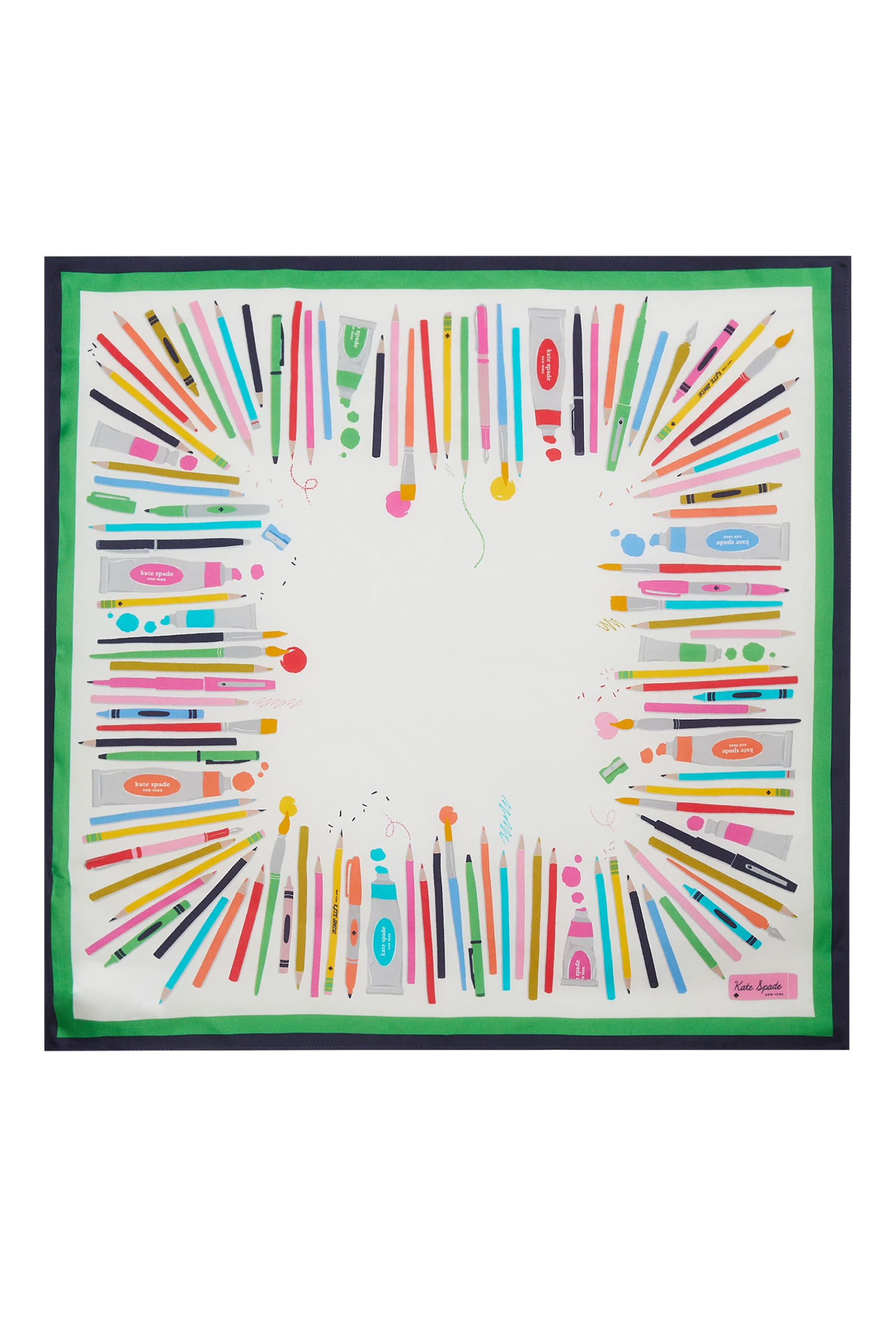 Art Supplies Silk Bandana