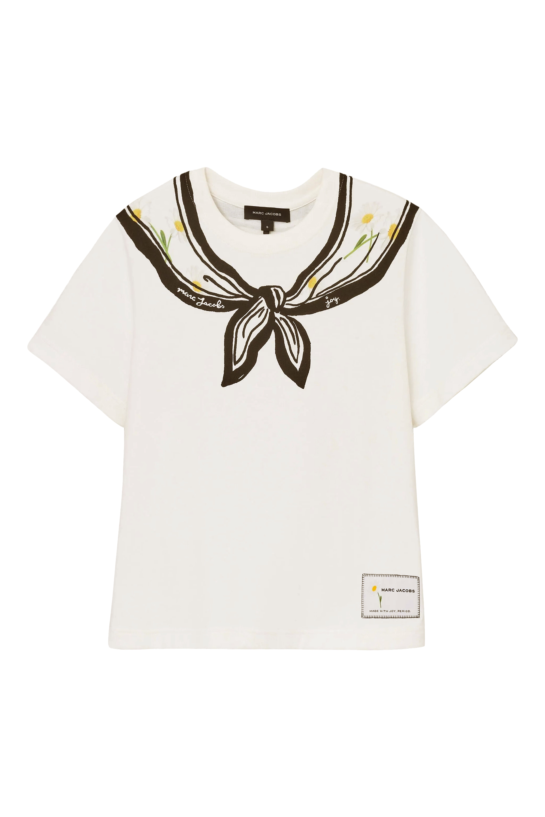 Kids Trompe L'Oeil Scarf T-Shirt
