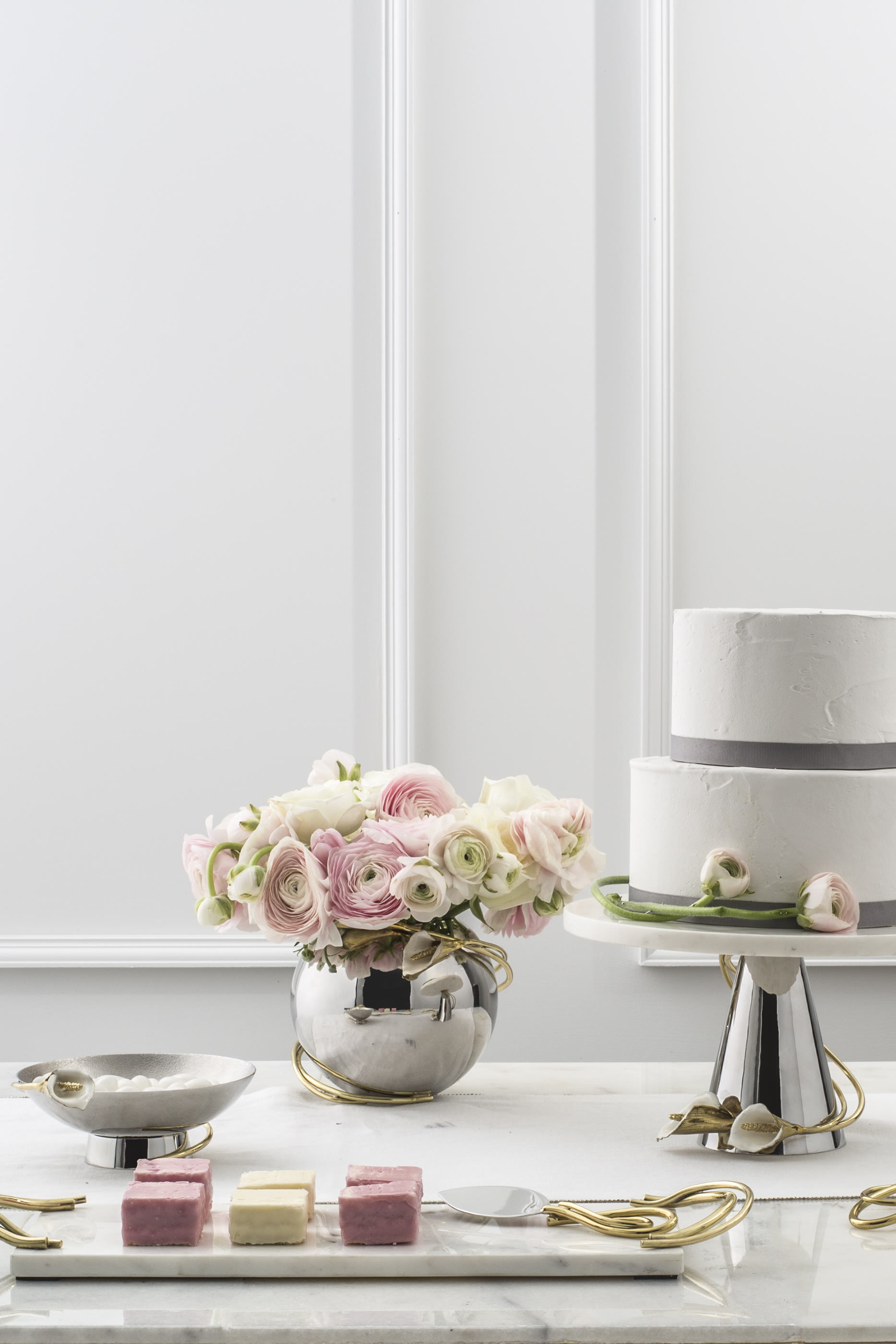 Calla Lily Cheese Board and Knife