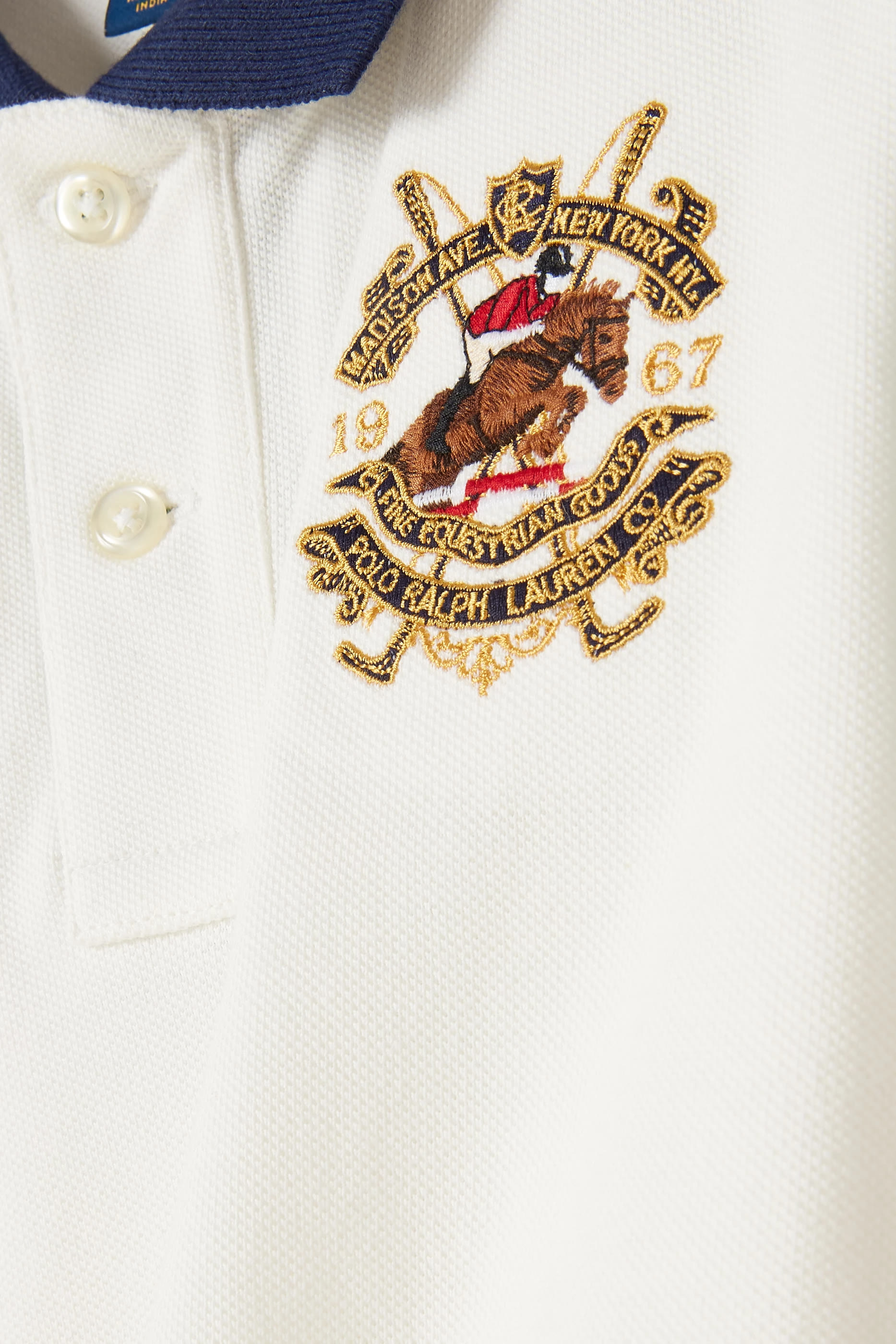 Kids Colour-Blocked Mesh Polo Shirt 