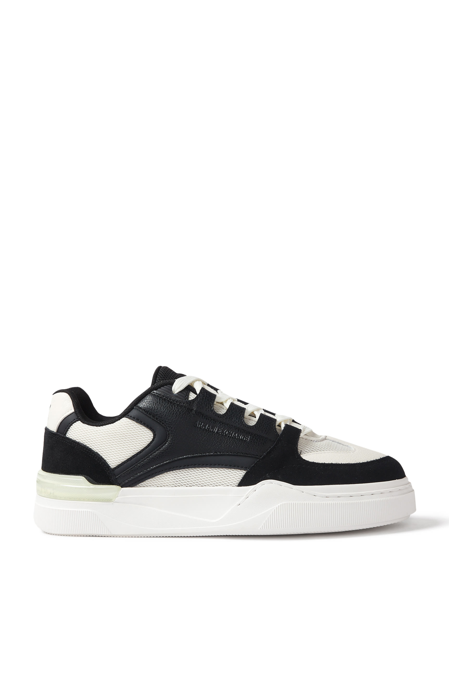 Two-Tone Flick Lace-Up Sneakers