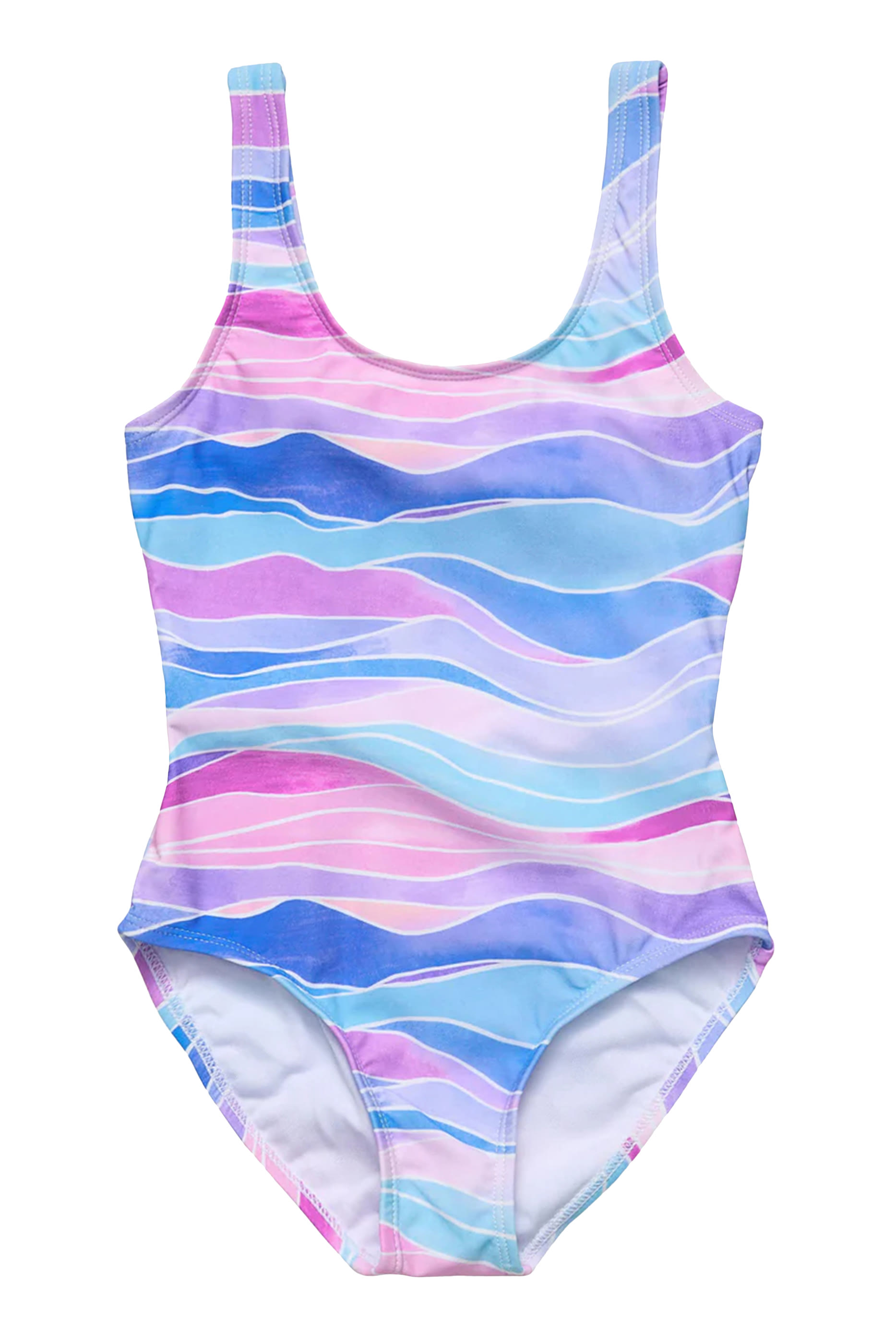 Kids Water Hues Tie Back Swimsuit