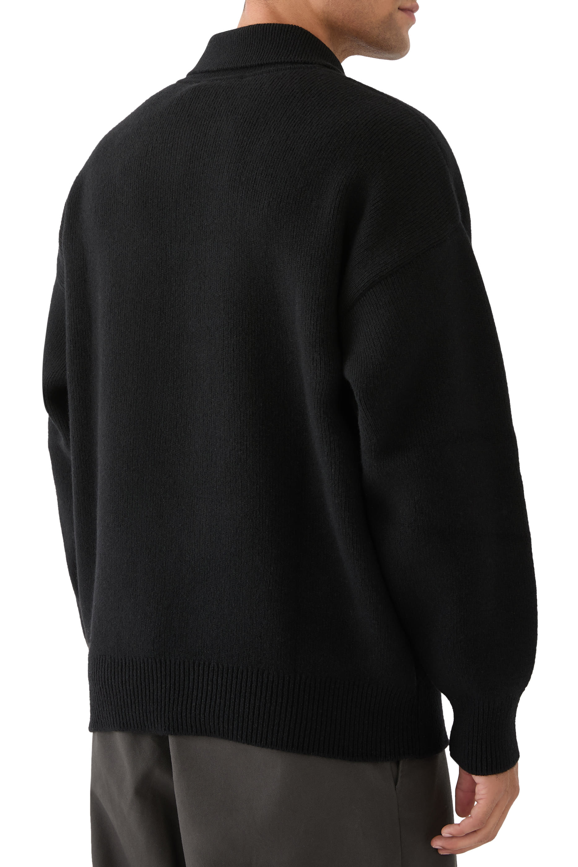 DNA Recycled Cashmere Polo Sweater