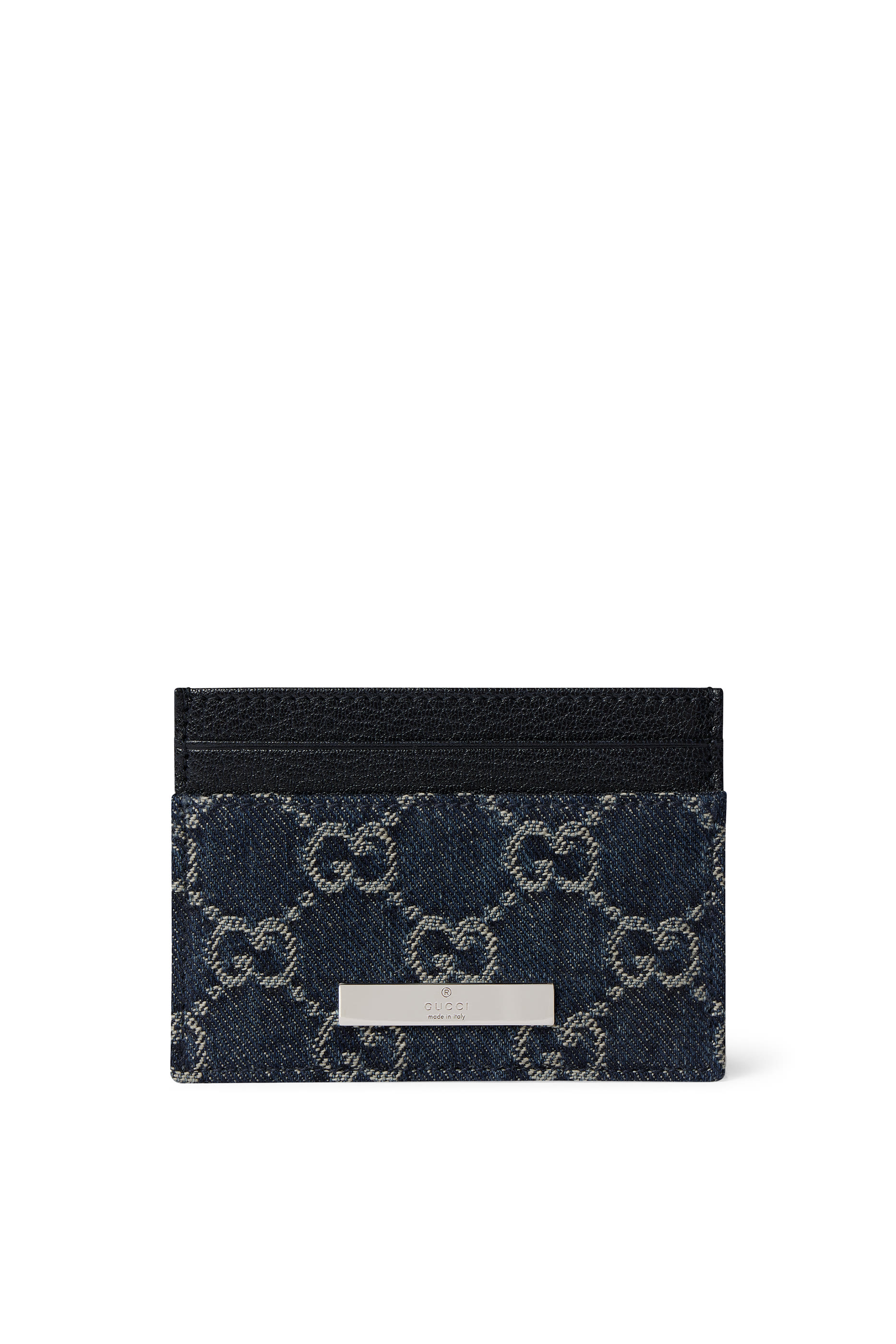 Card Case with Logo Plaque 