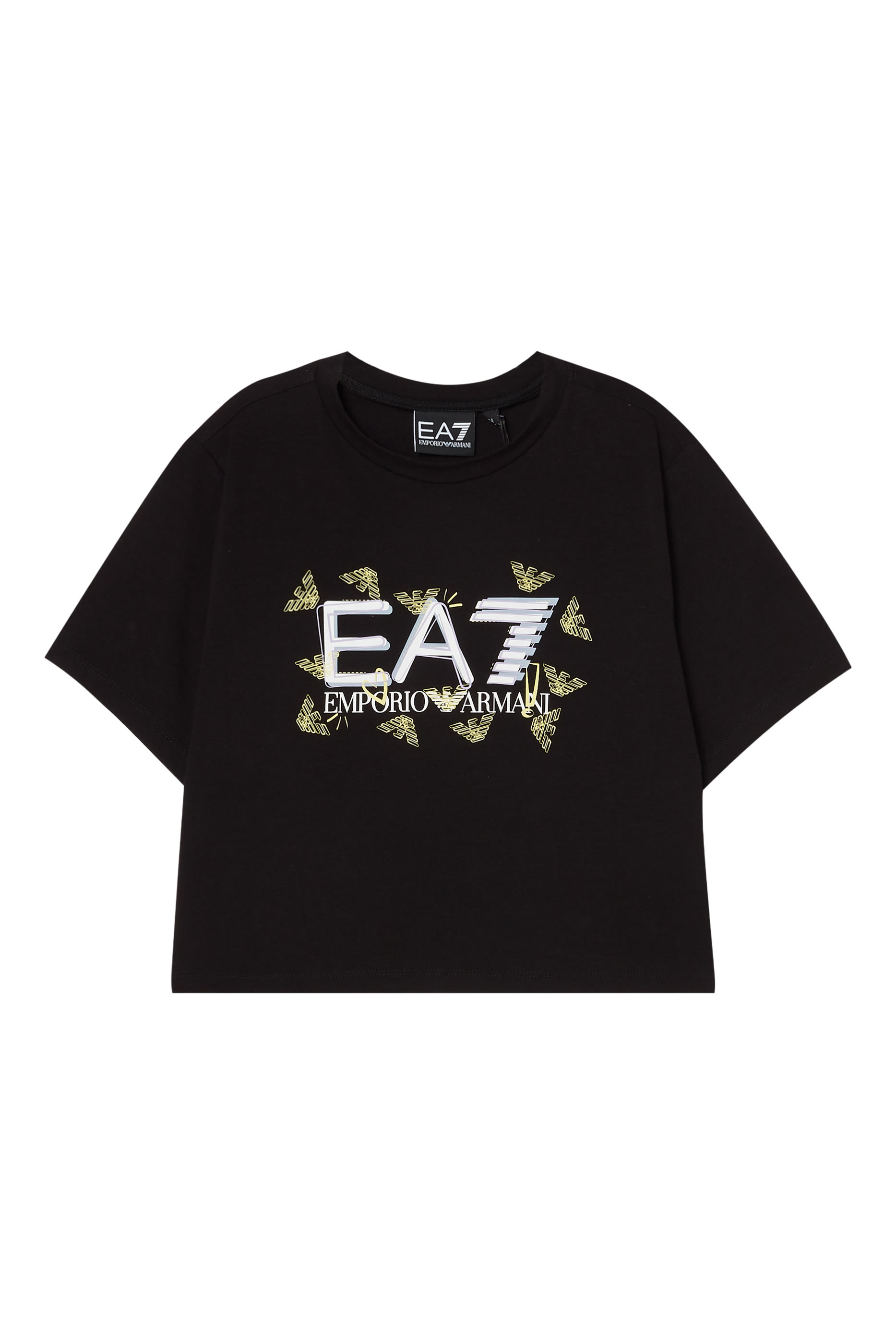 Kids EA7 Logo T-Shirt