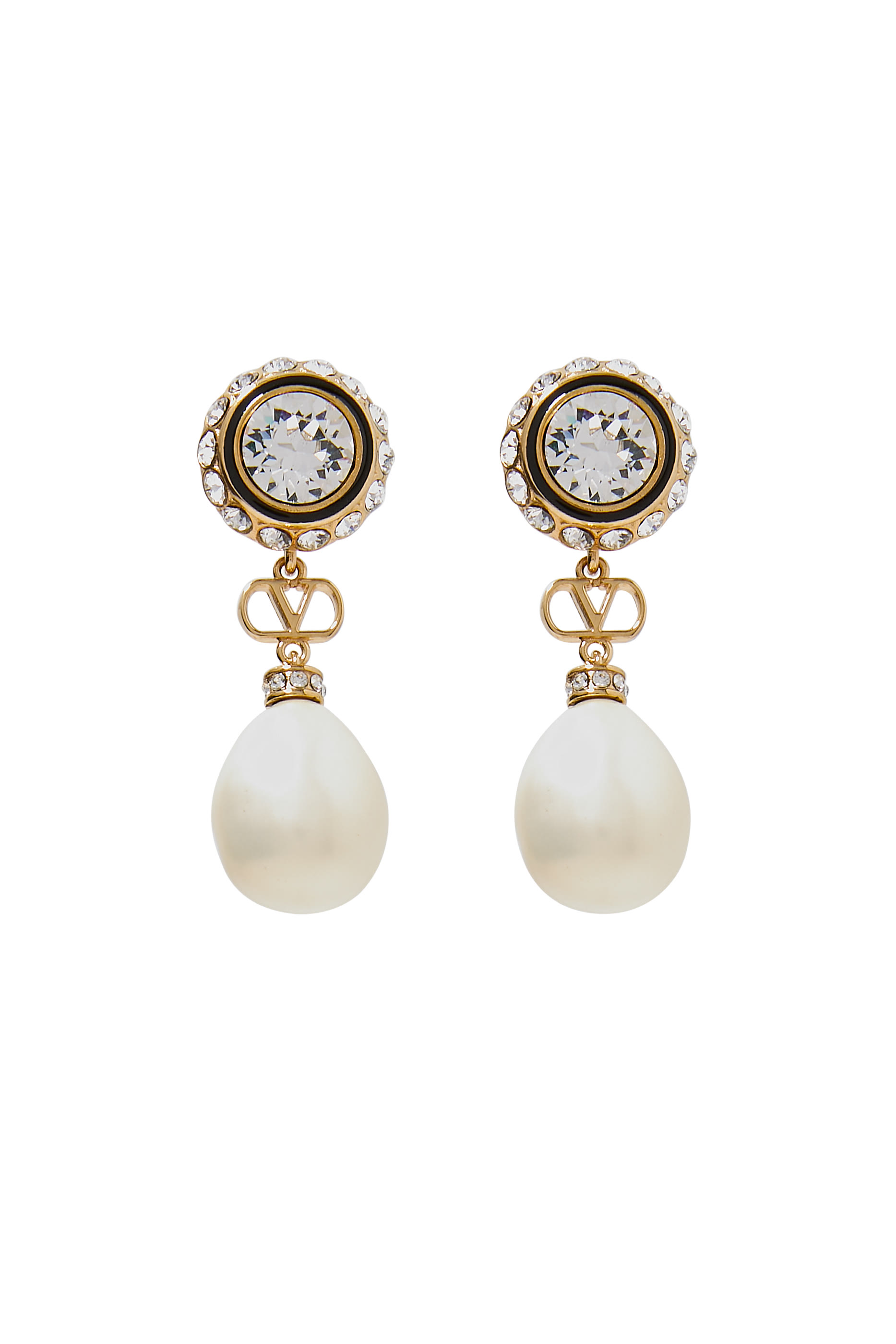 VLogo Signature Pearl Earrings