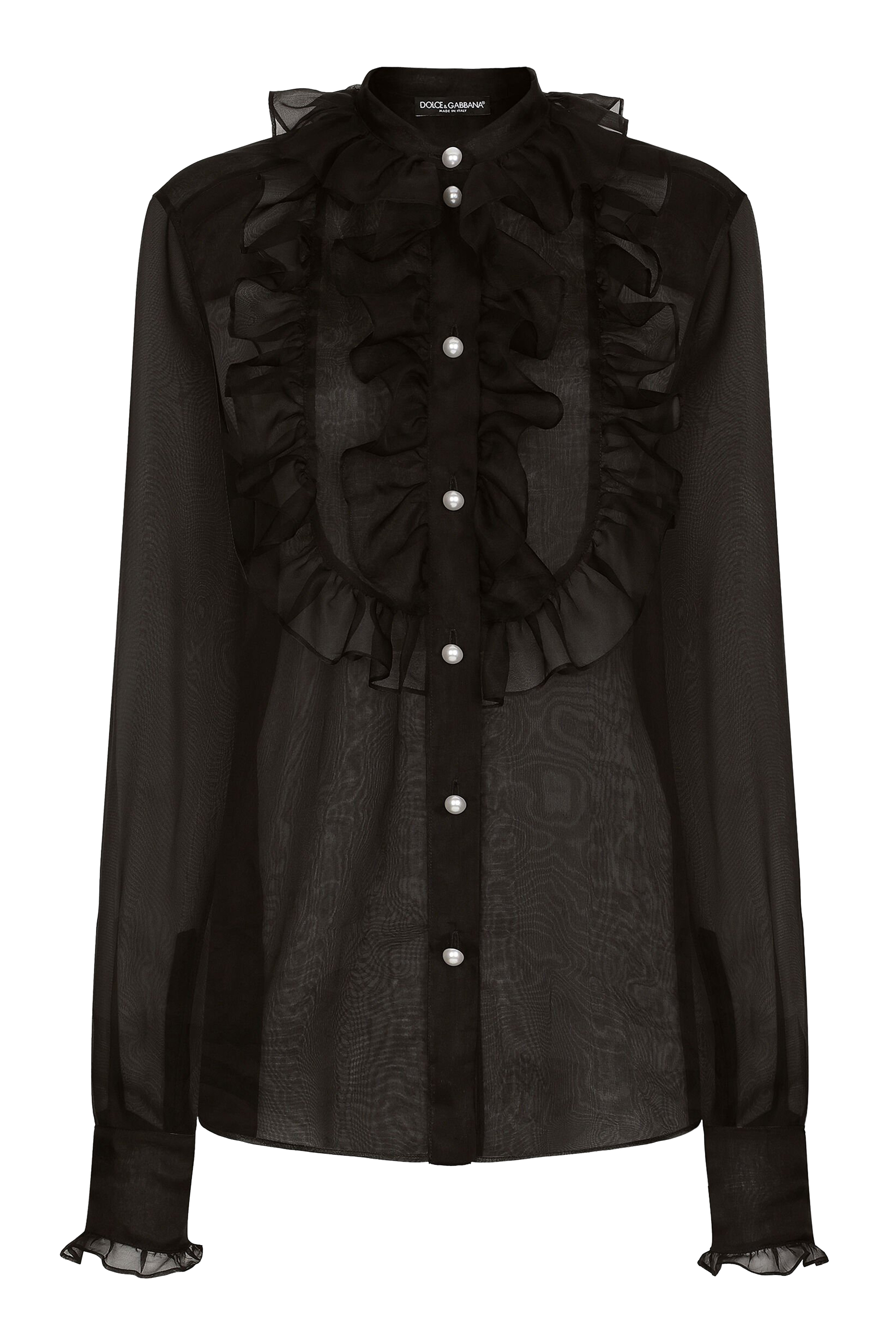 Ruffle Organza Shirt