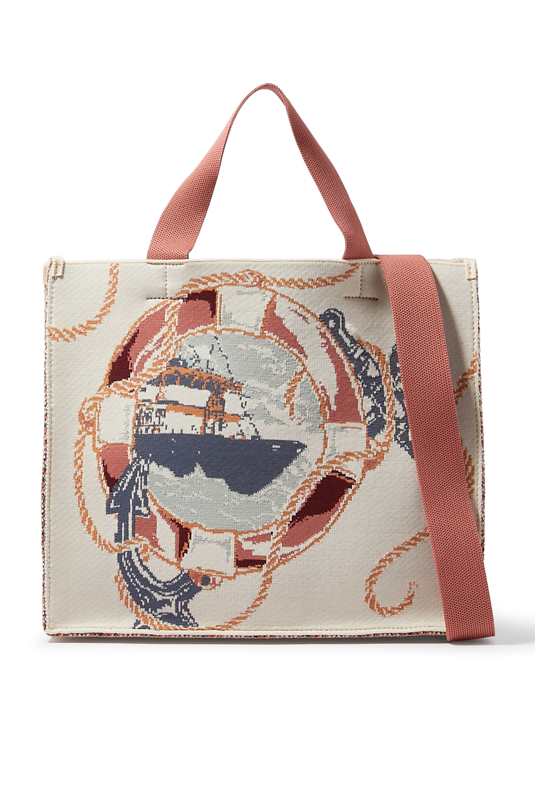 Medium Jacquard Tote Bag