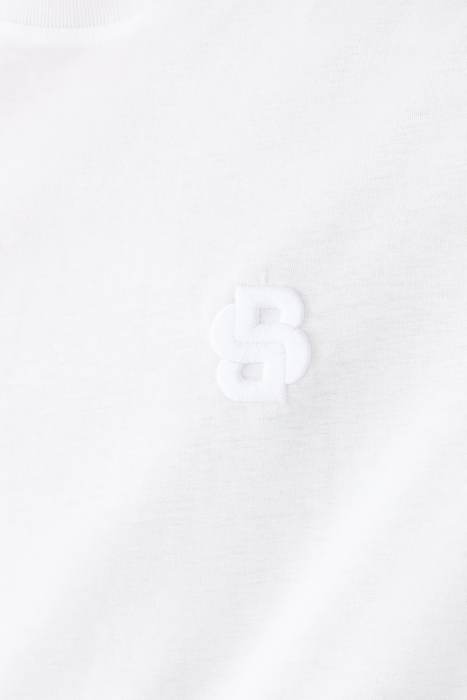 Double B Monogram Mercerised-Cotton T-Shirt