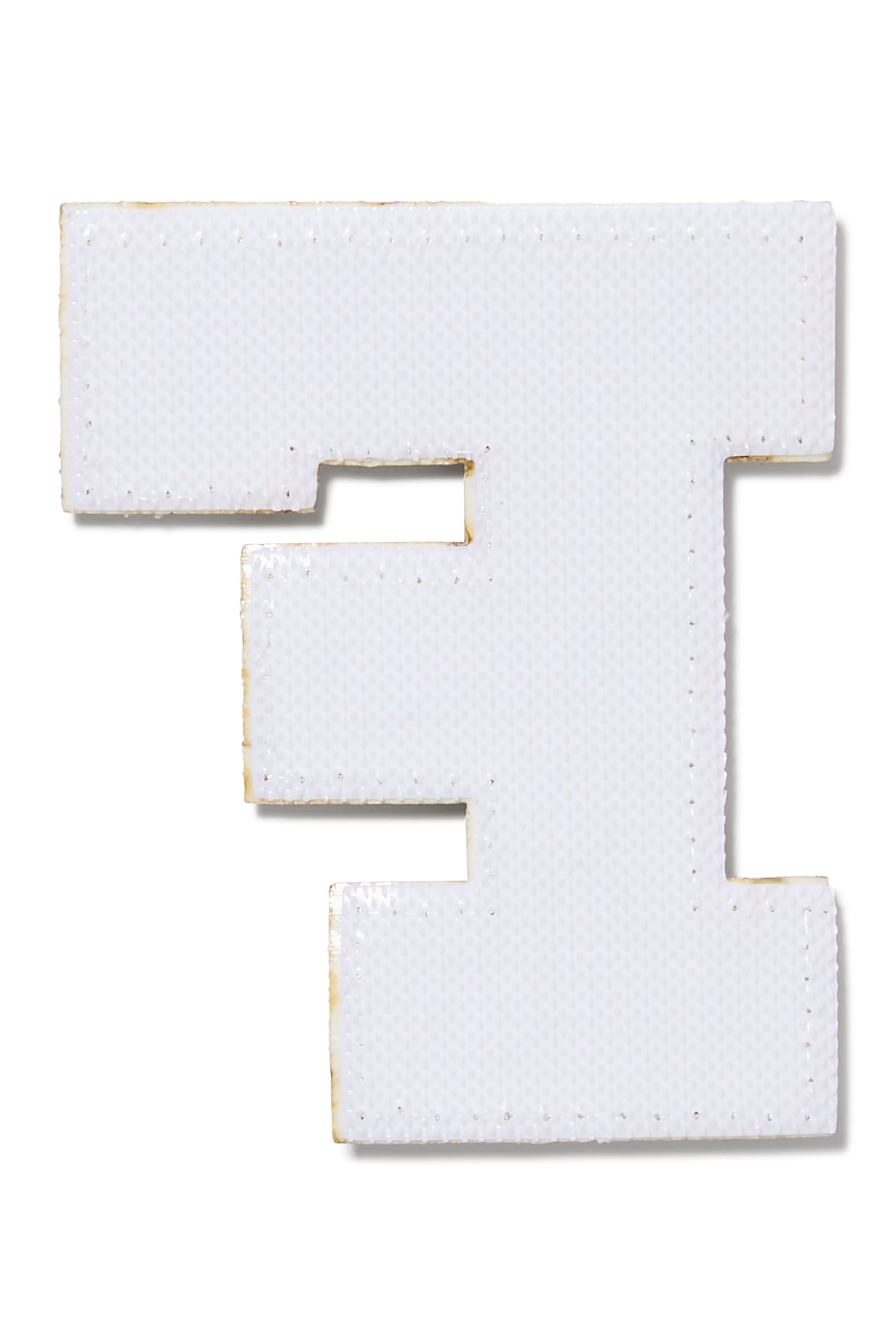 Kids Chenille Sparkle Letter 'F' Patch
