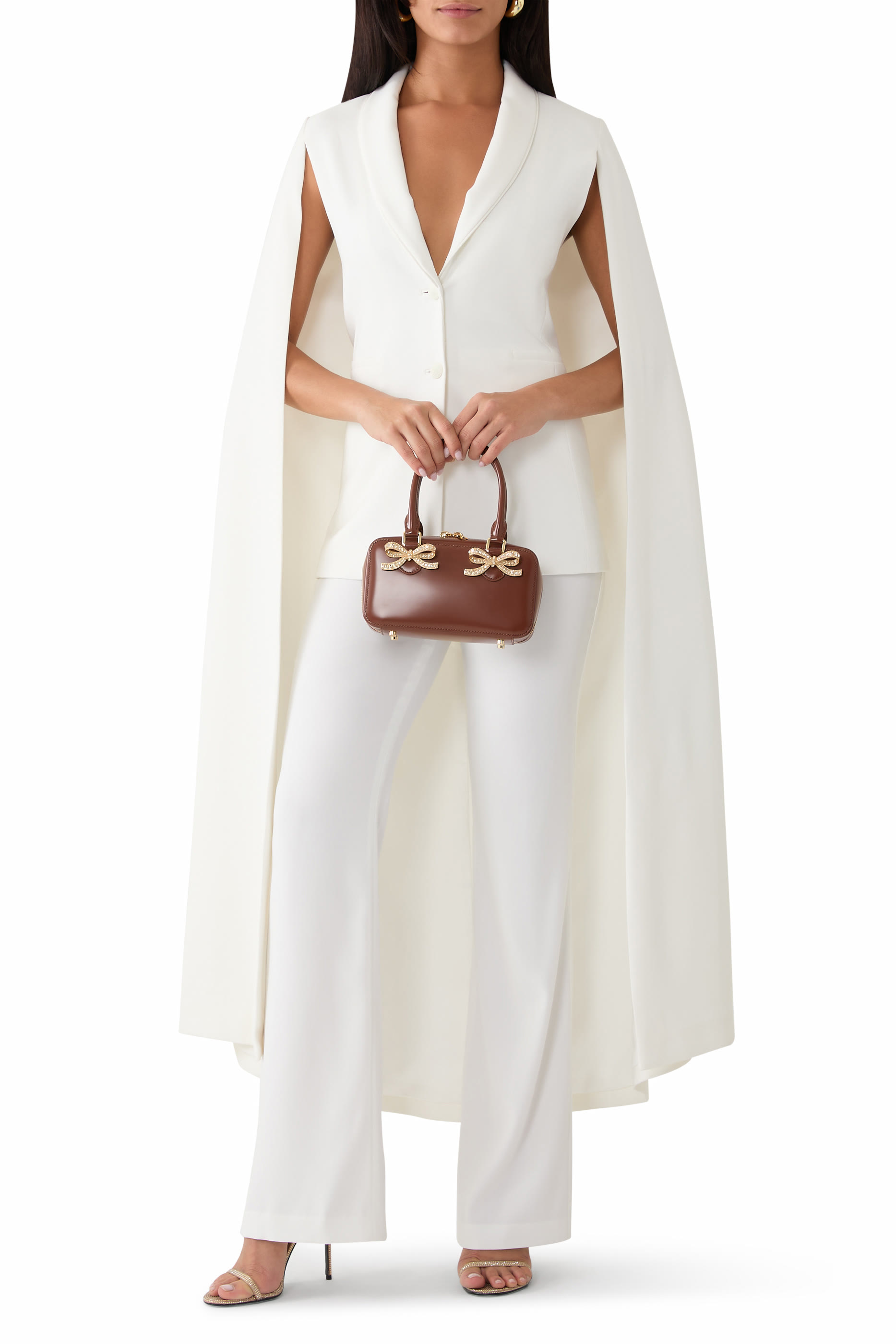 Esther Cape Sleeve Maxi Blazer