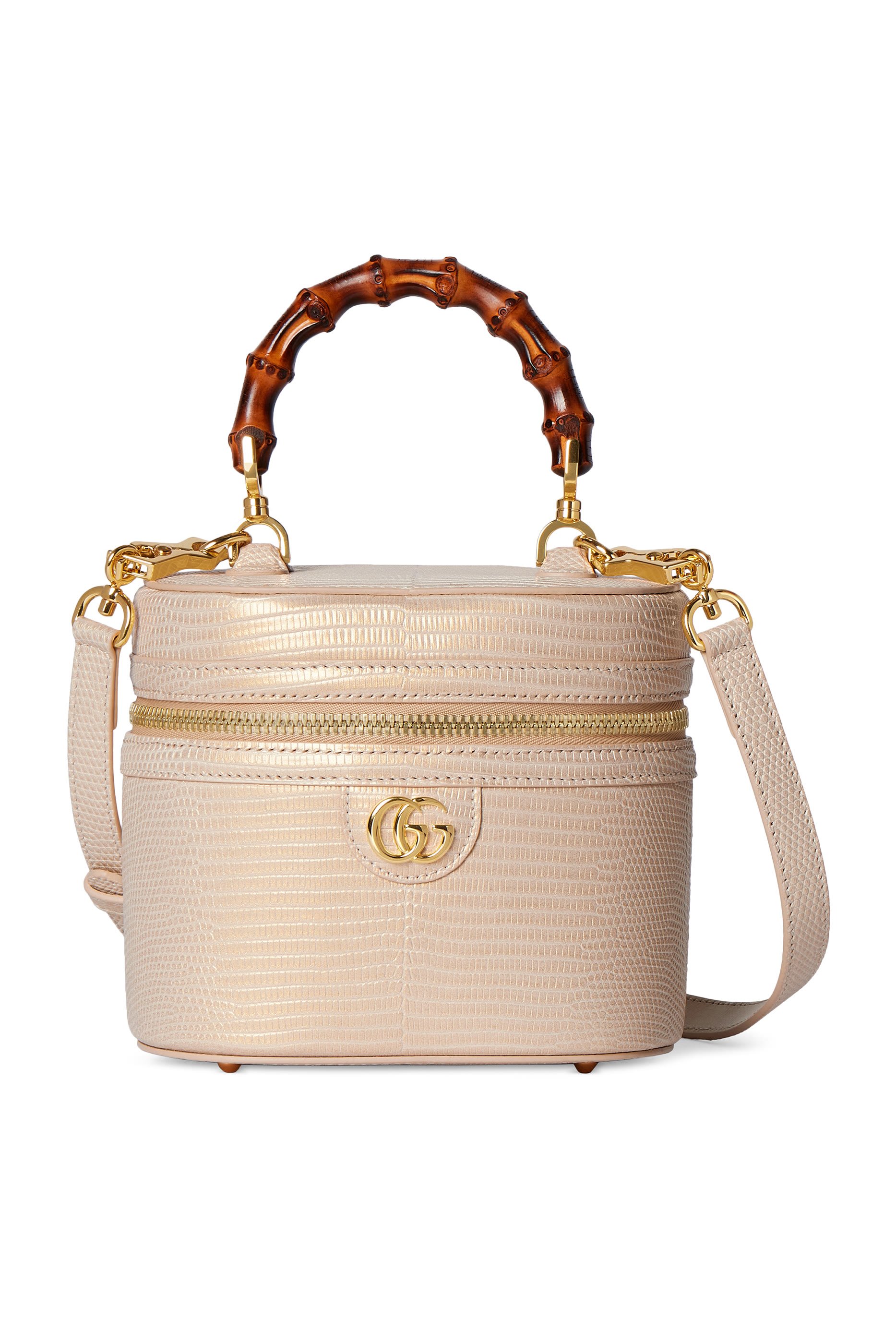 Bamboo Handle Mini Vanity Bag