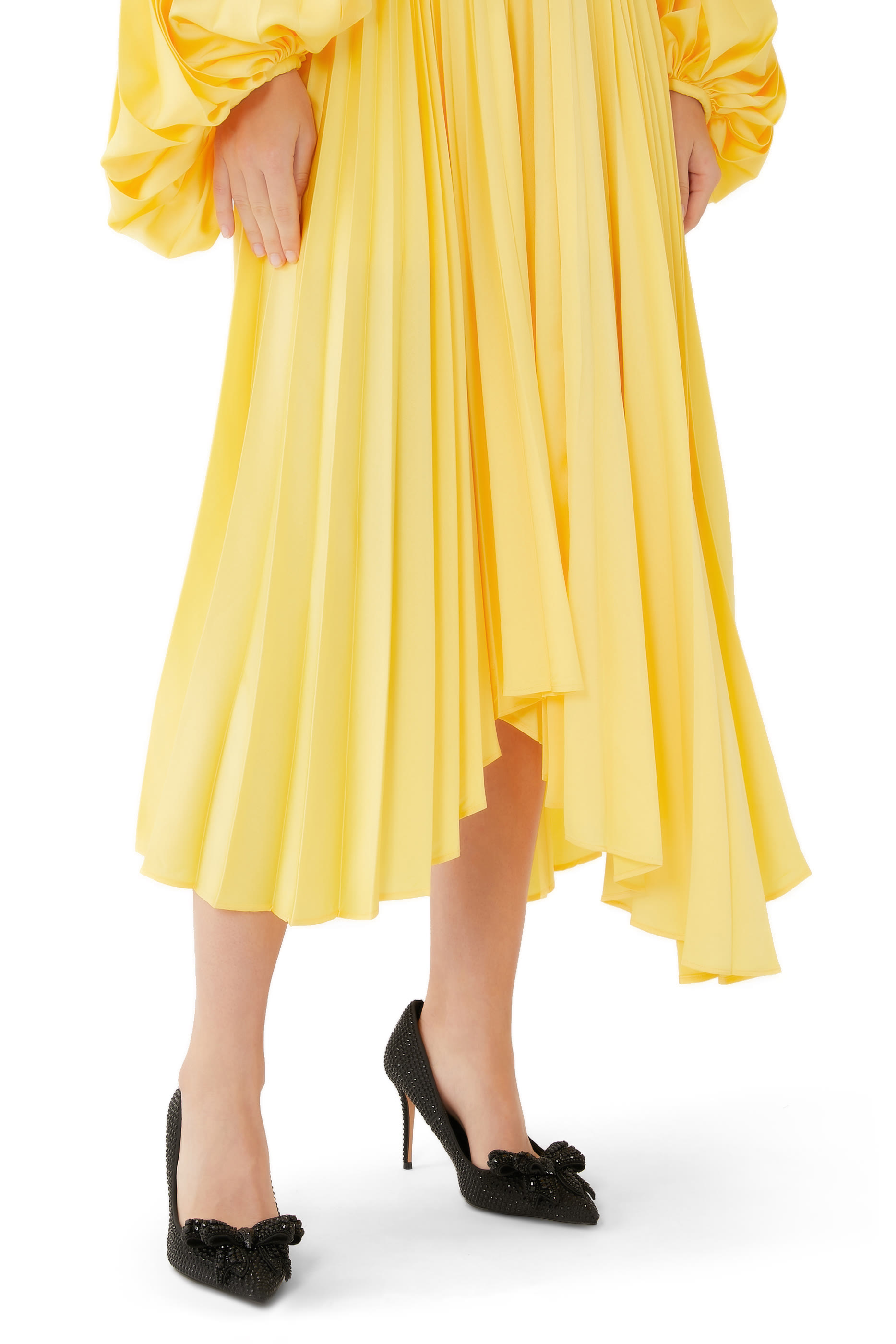 Belgravia 85 Crystal Bow Pumps