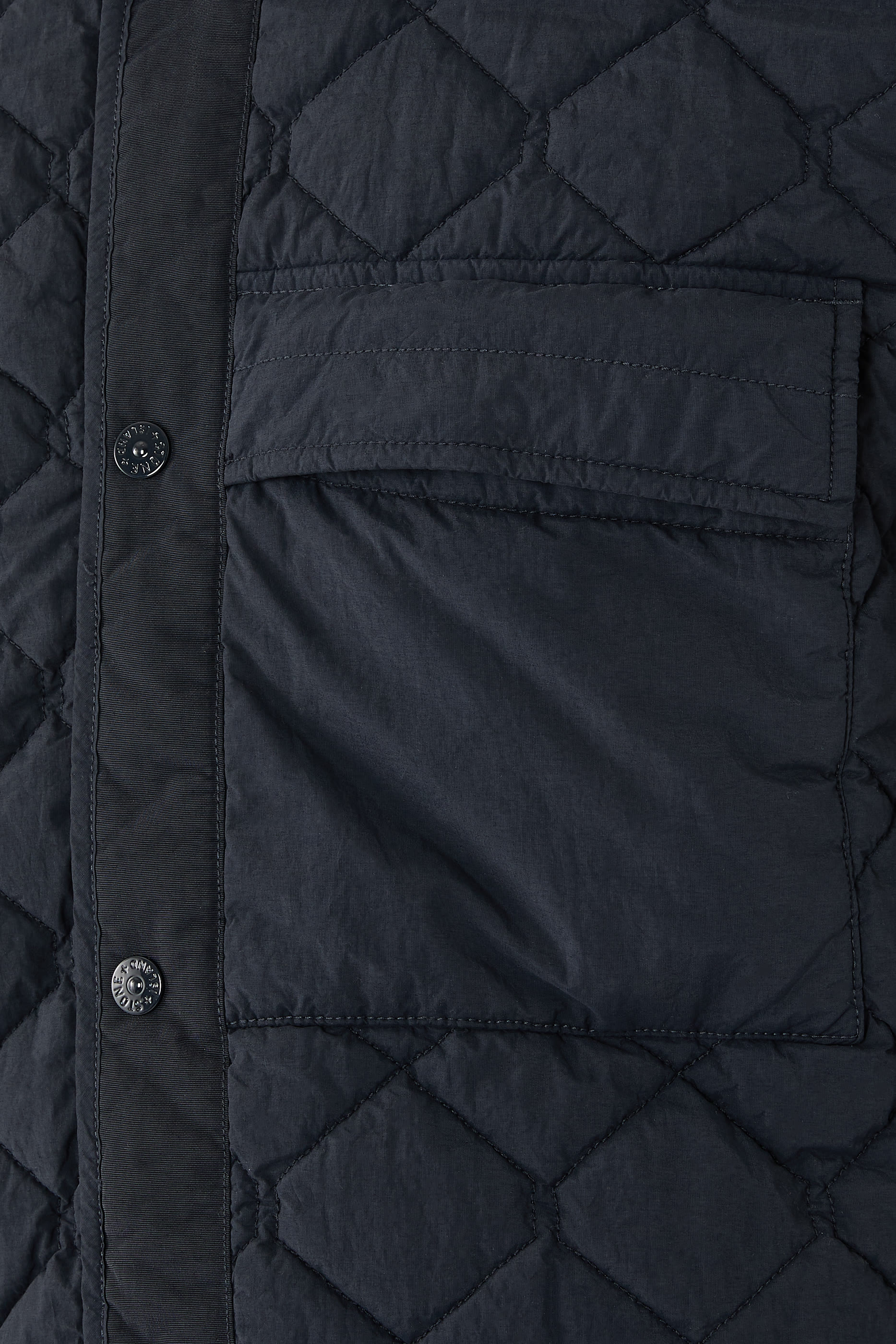 Logo Patch Padded Jacket