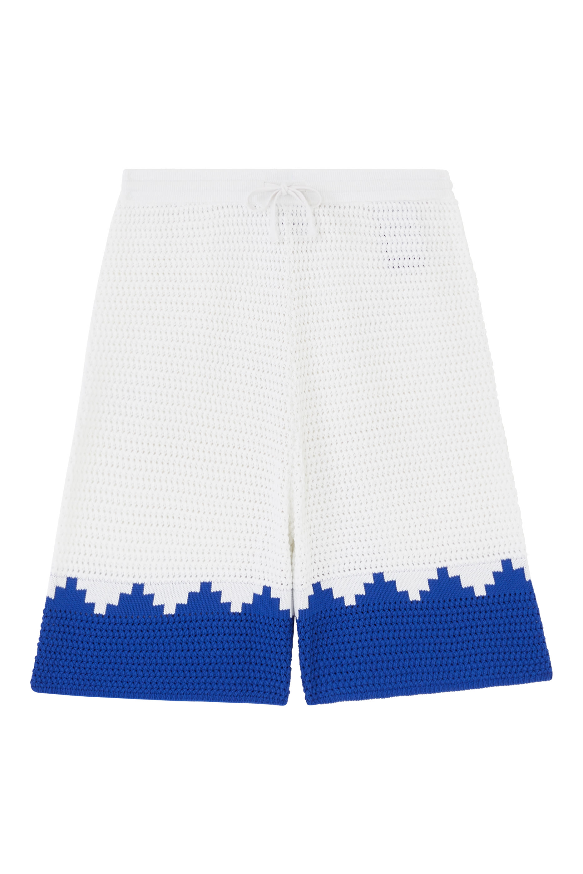 Cross Crocket Knit Shorts