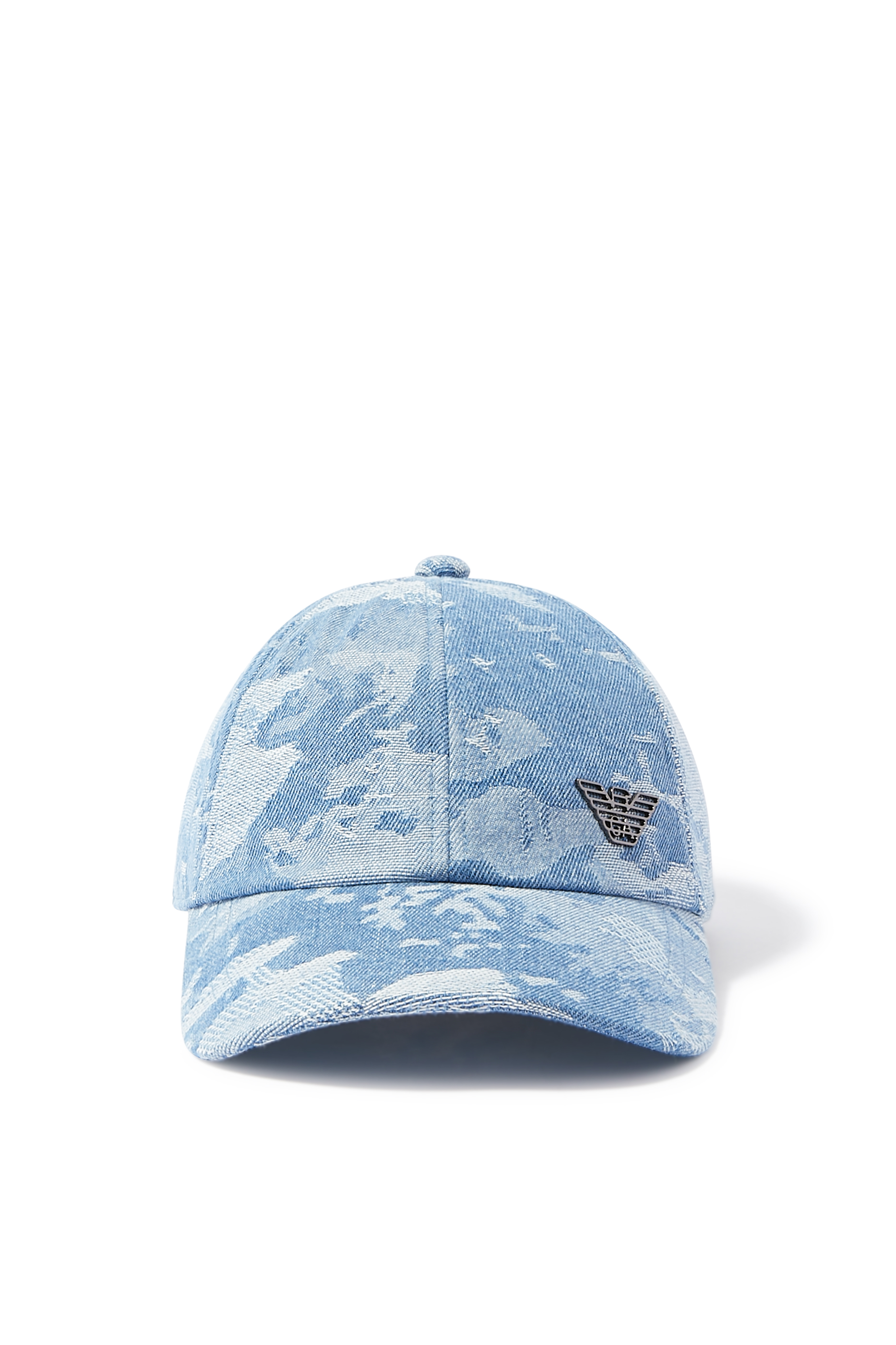 Embroidered Denim Baseball Cap