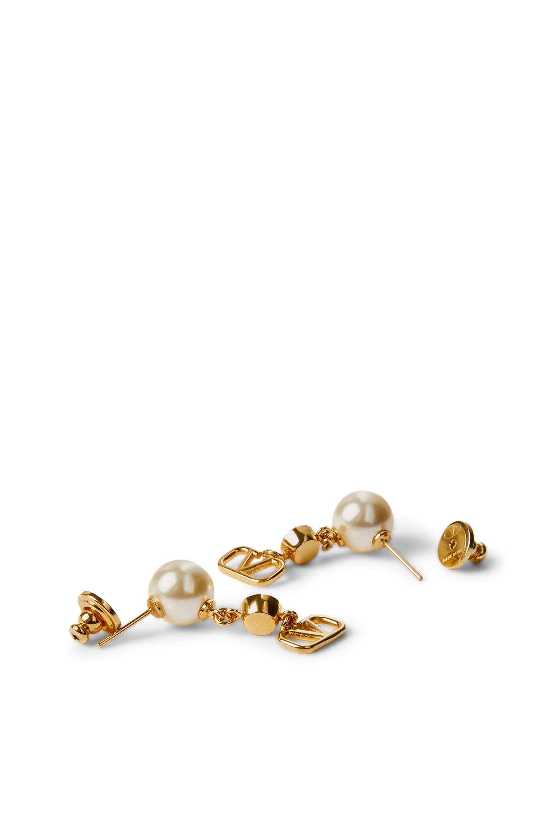  VLogo Signature Pearl Stud Earrings