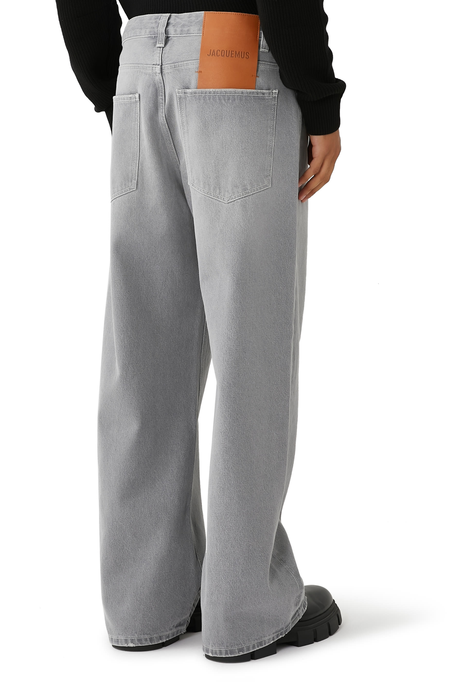 Le De-Nimes Large Jeans