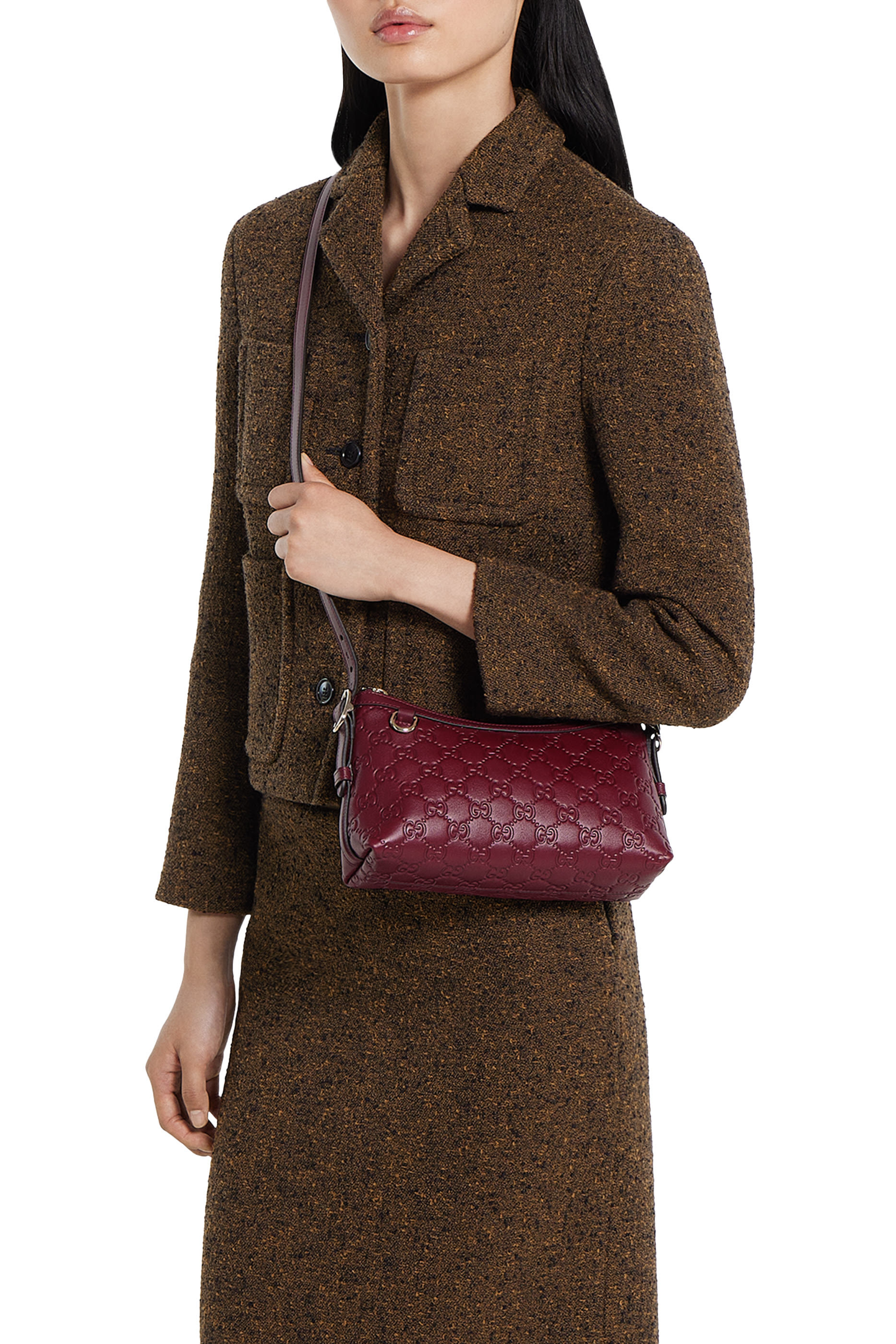 GG Emblem Small Shoulder Bag